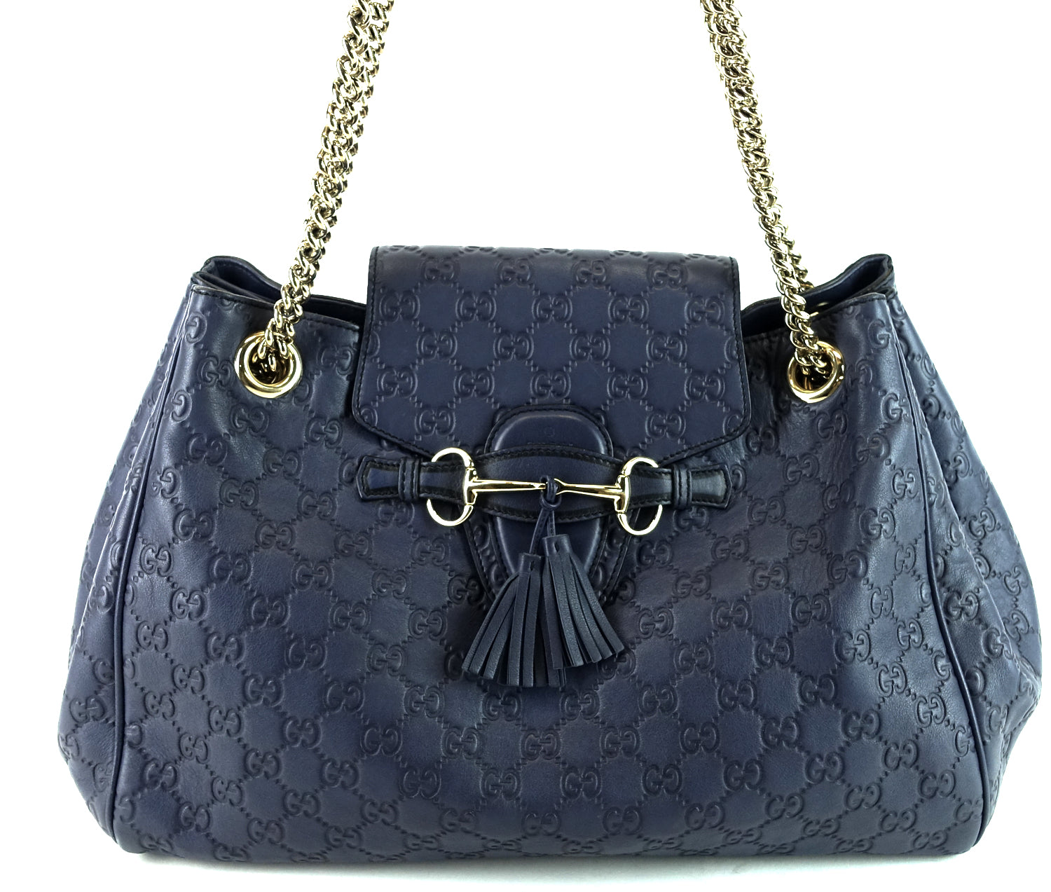 Gucci Emily ssima Bag Leather Large Travel Bag