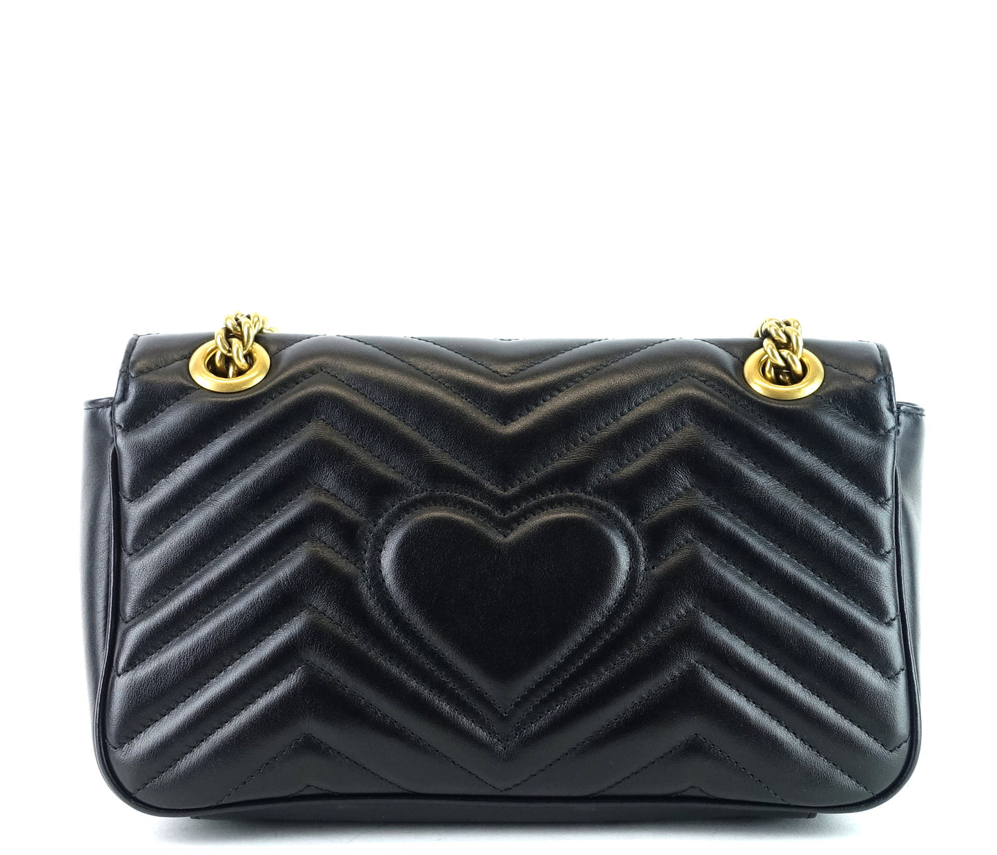 Gucci Marmont Chevron Bag Leather Matelasse Crossbody Bag