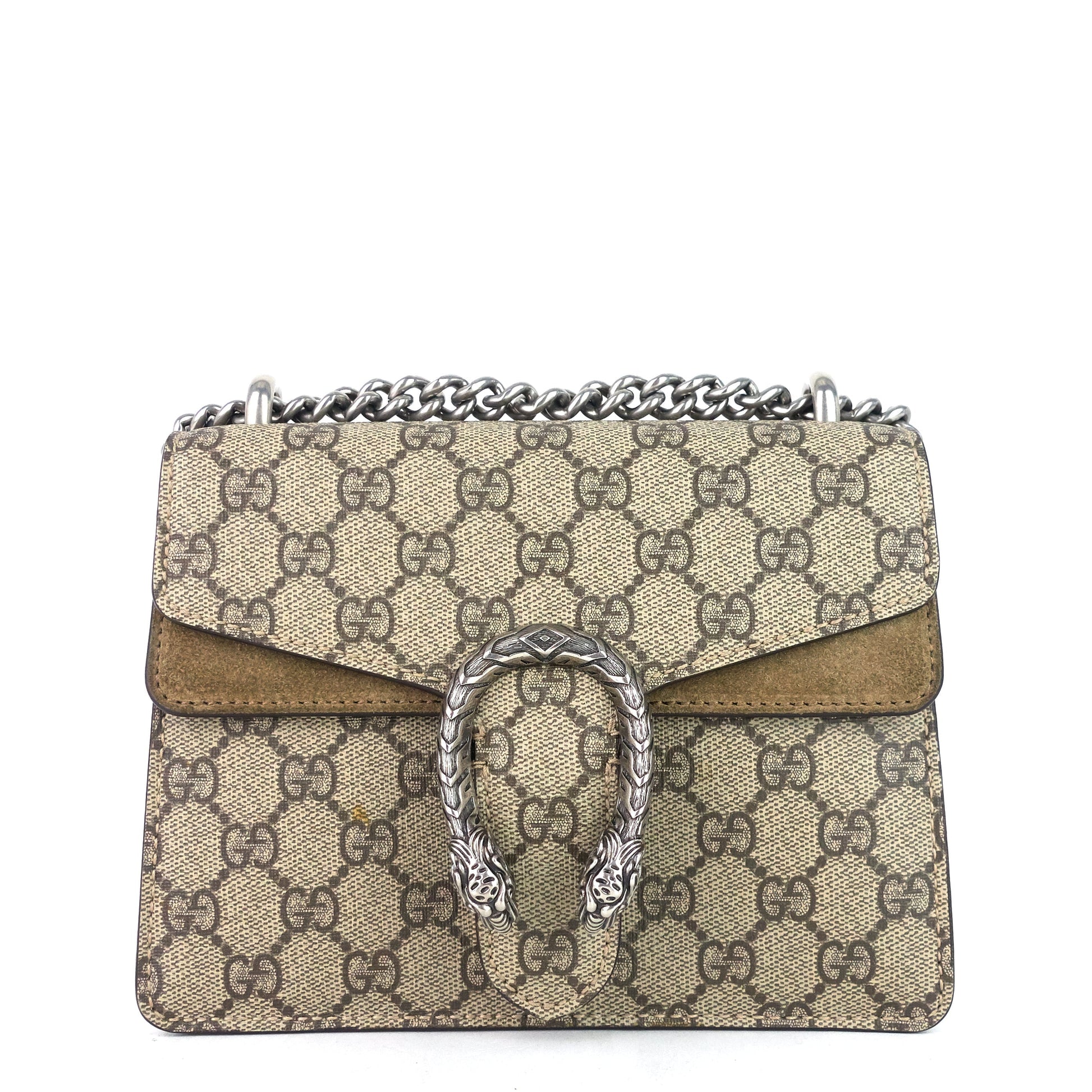 Gucci Dionysus Supreme Bag Canvas Mini Shoulder Bag