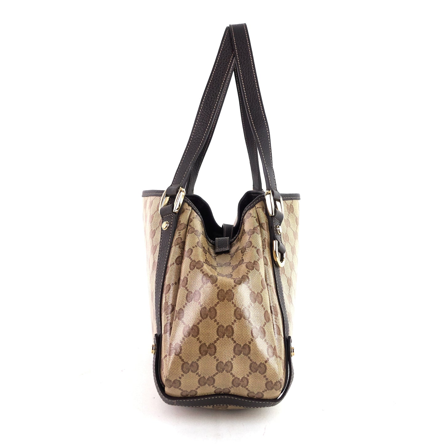 Gucci Pelham Crystal Bag Canvas Tote Bag