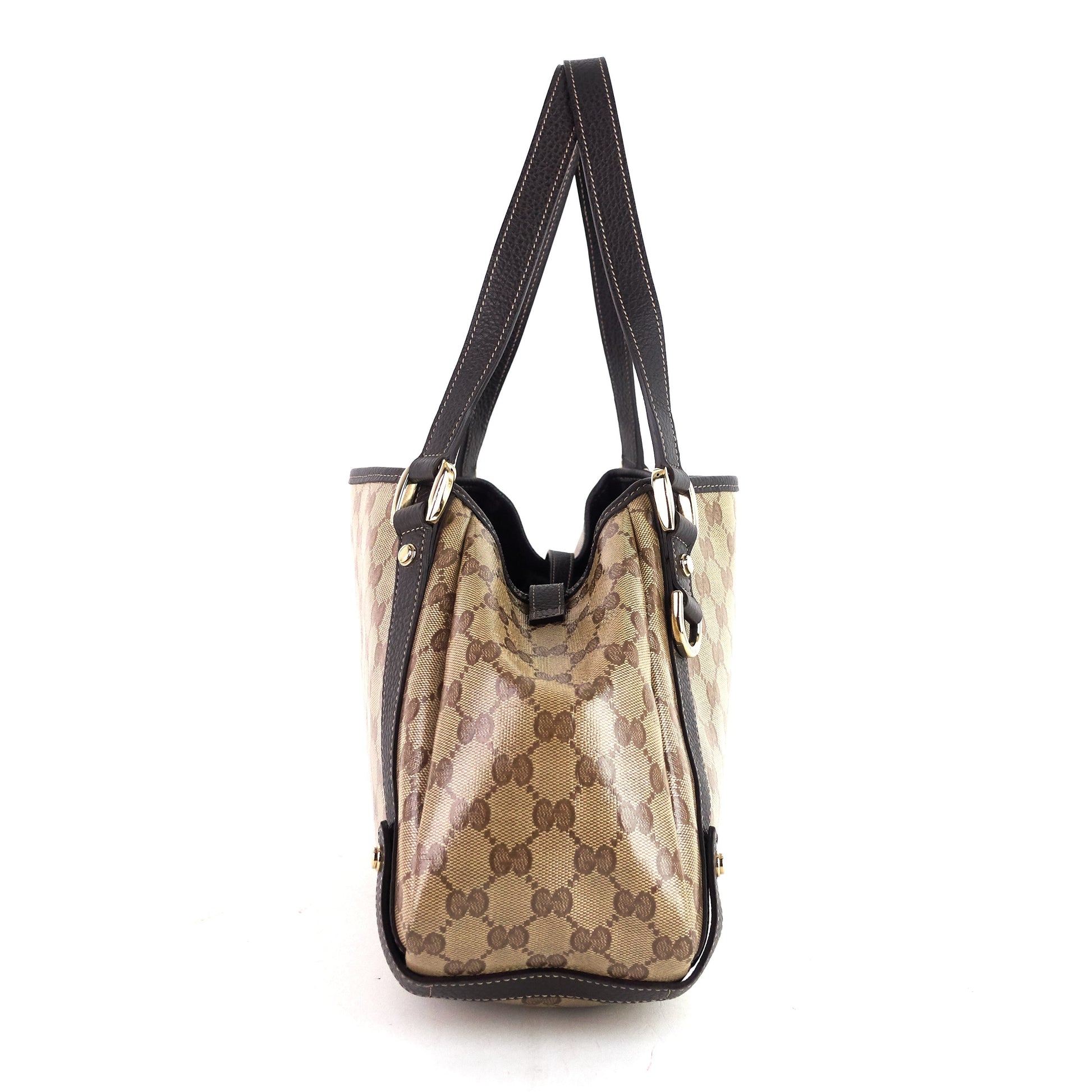 Gucci Pelham Crystal Bag Canvas Tote Bag
