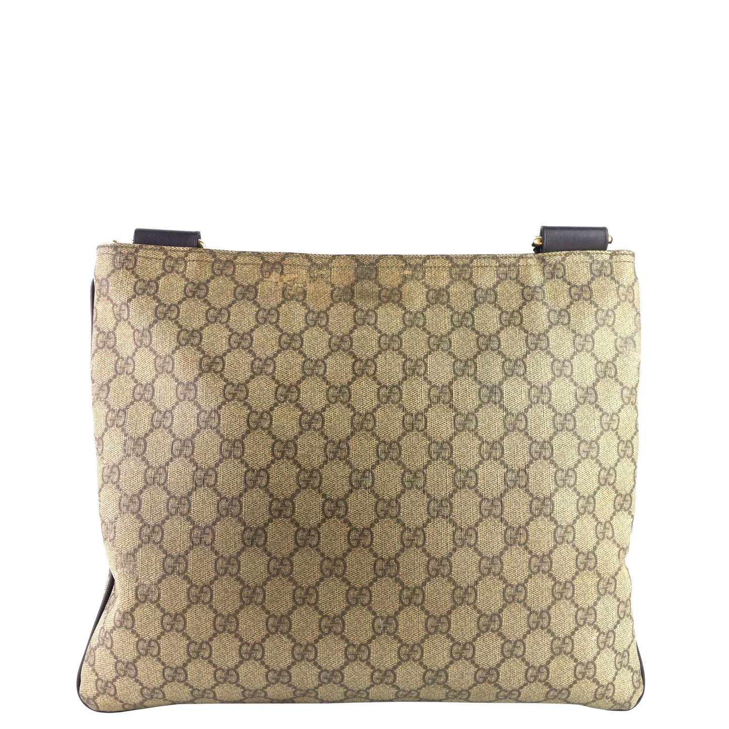 Gucci Supreme Flat Messenger Crossbody Bag Canvas Shoes
