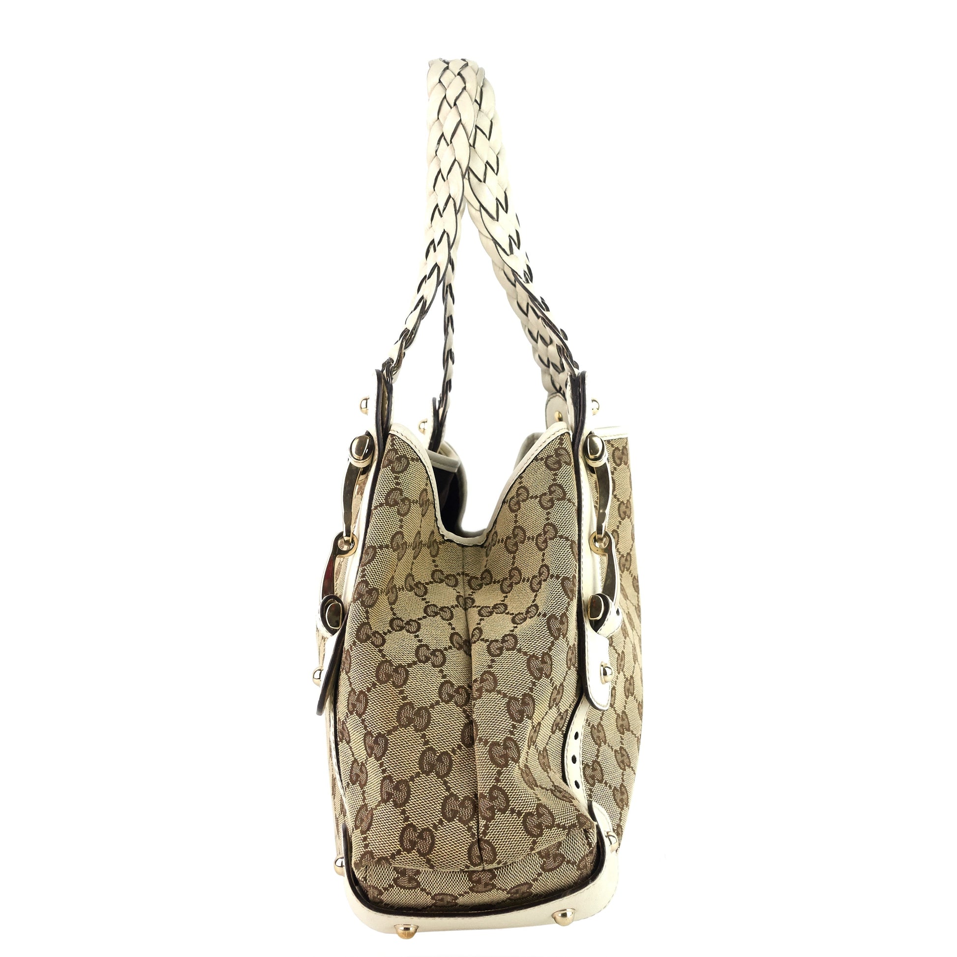 Gucci Pelham Hobo Bag Canvas Monogram Travel Bag