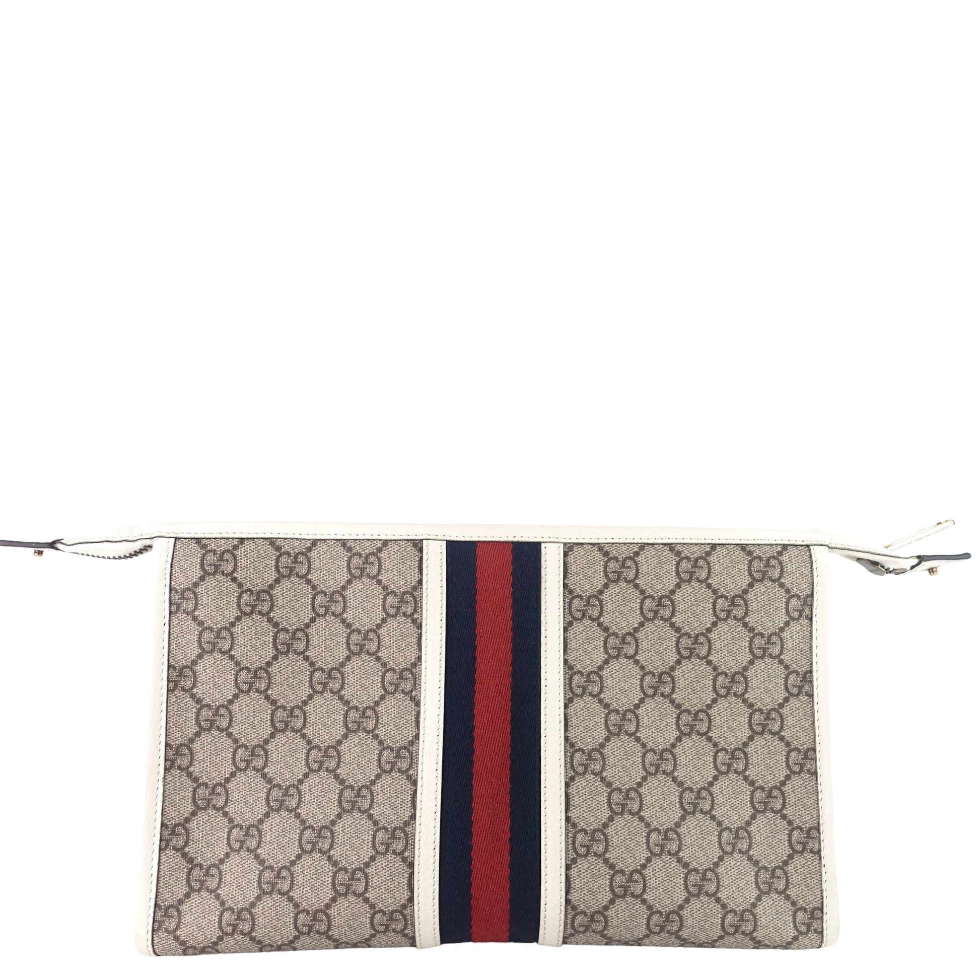Gucci Ophidia Supreme Toiletry Pouch Clutch Bag Canvas