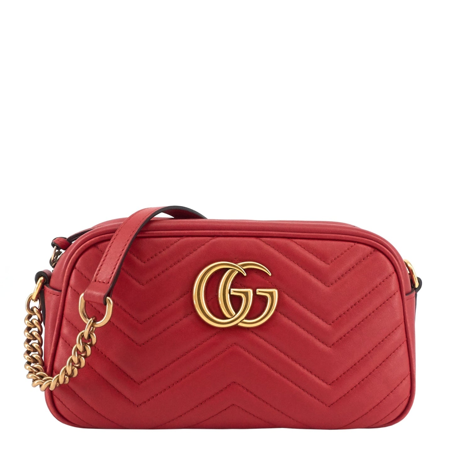 Gucci Marmont Matelass Calfskin Shoulder Bag Small Crossbody Bag
