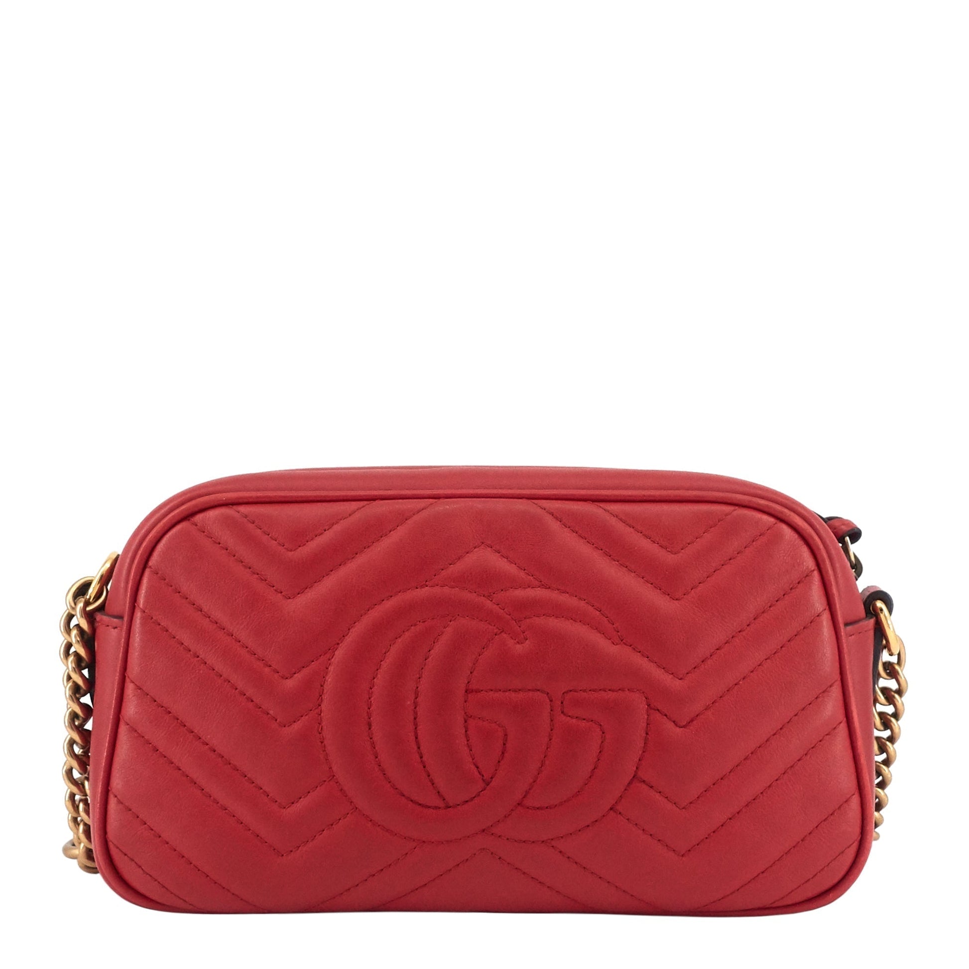 Gucci Marmont Matelass Calfskin Shoulder Bag Small Crossbody Bag