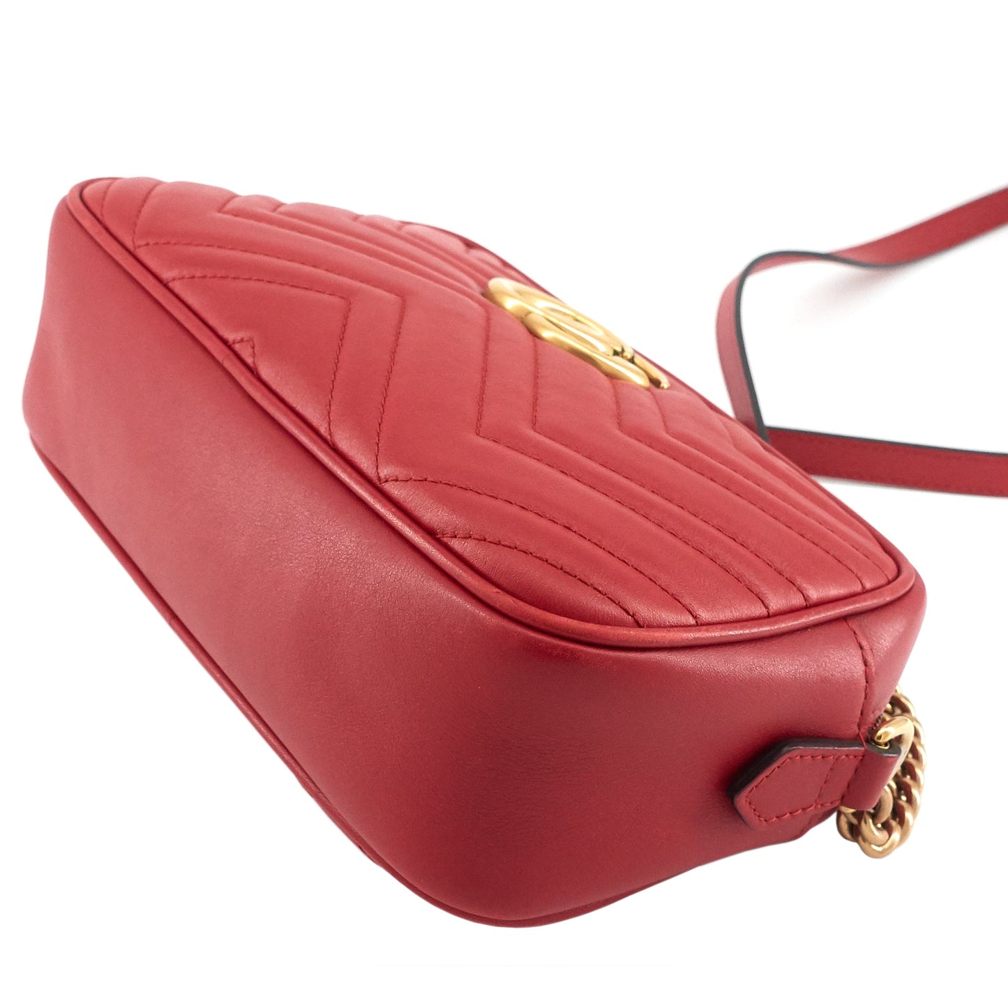 Gucci Marmont Matelass Calfskin Shoulder Bag Small Crossbody Bag
