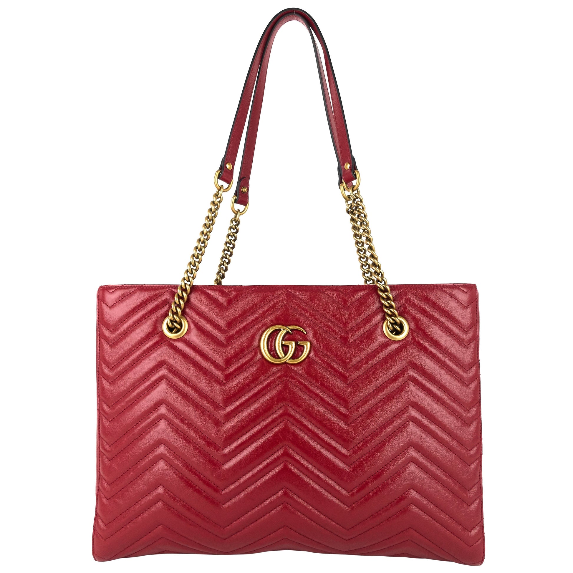 Gucci Marmont Matelass Tote Bag Leather Medium