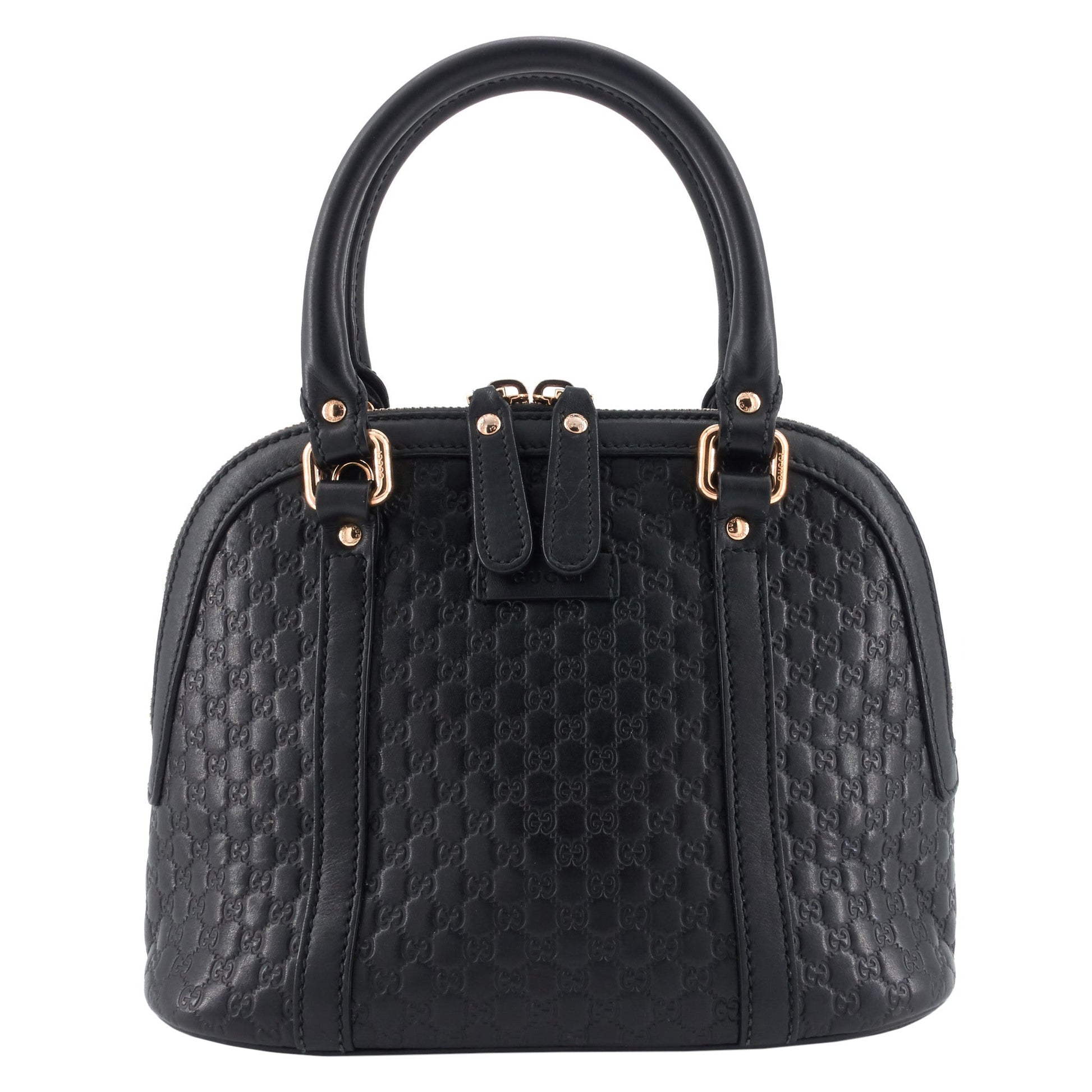 Gucci Dome Microssima Bag Leather Mini Travel Bag