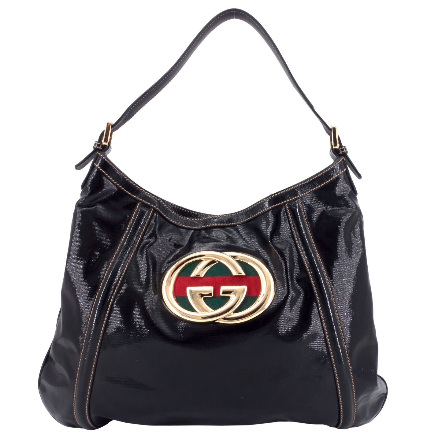 Gucci Britt Dialux Twill Bag Medium Shoulder Bag