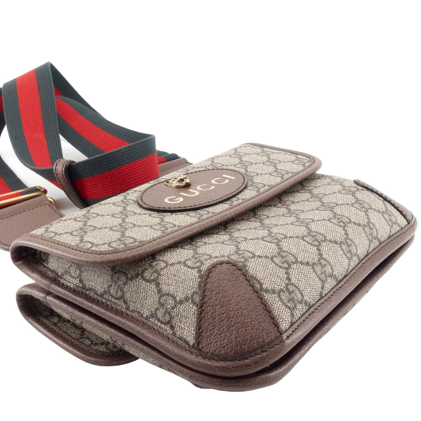 Gucci Neo Supreme Messenger Bag Canvas Small Crossbody Bag