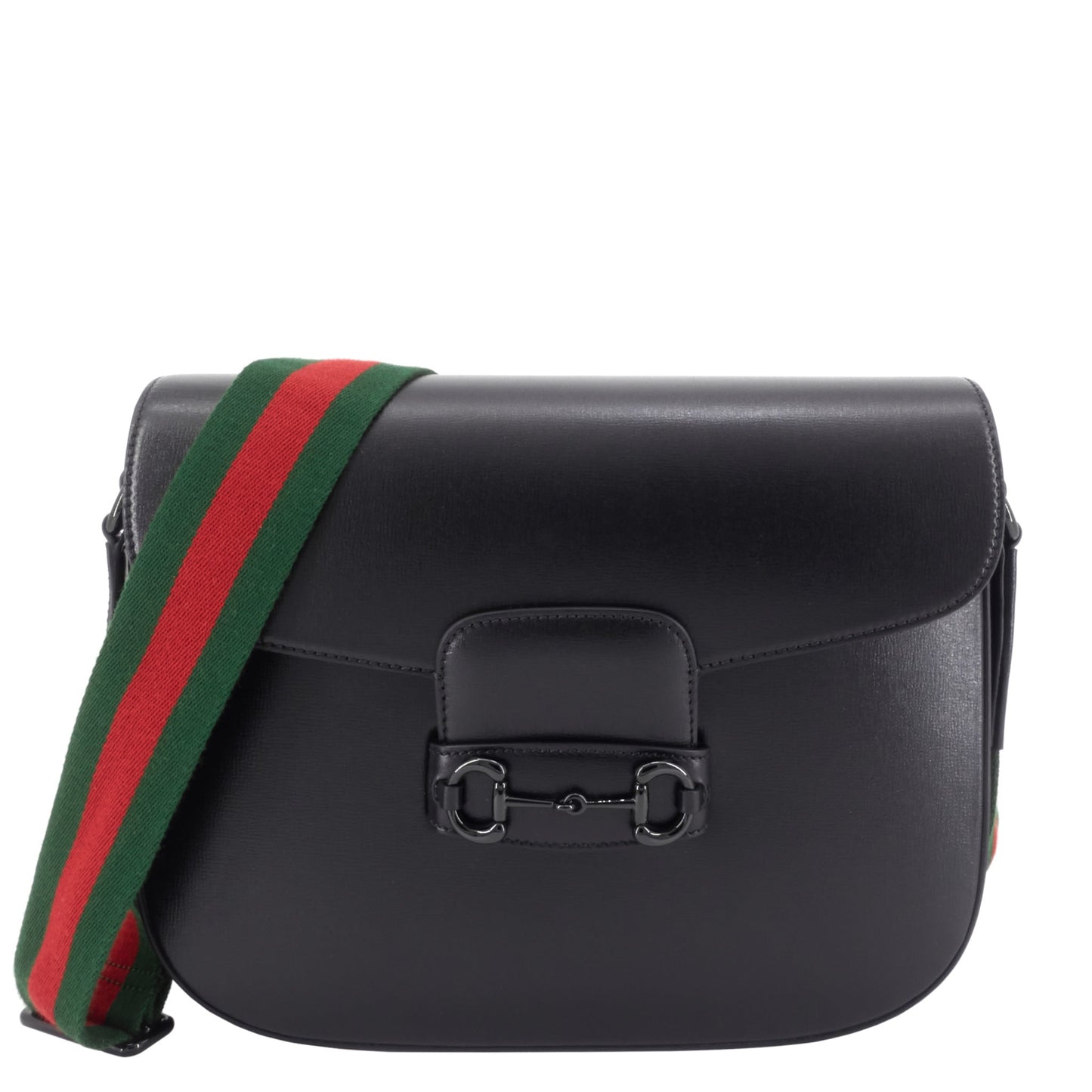 Gucci Horsebit Monochrome Azalea Bag Leather Large Crossbody Bag