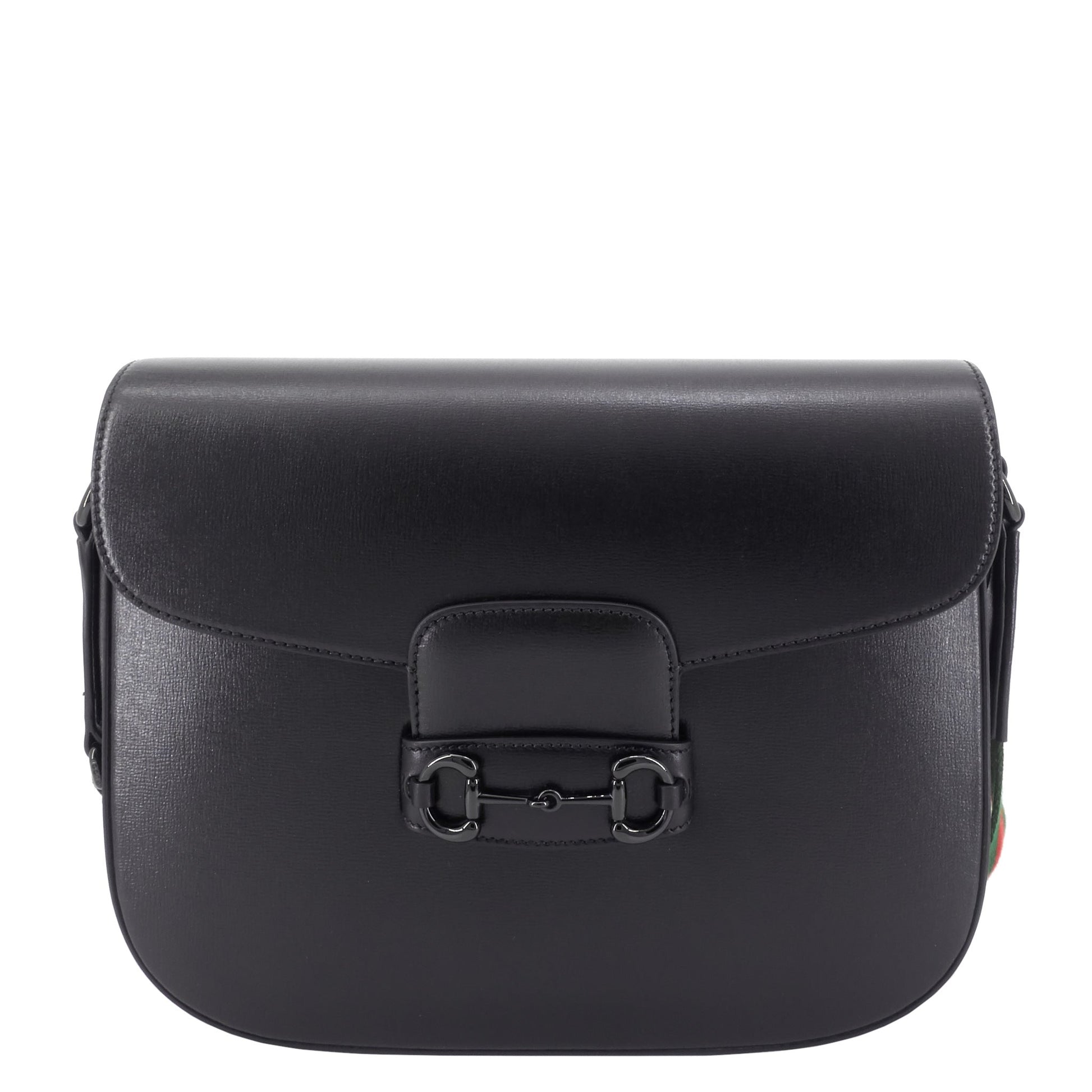 Gucci Horsebit Monochrome Azalea Bag Leather Large Crossbody Bag