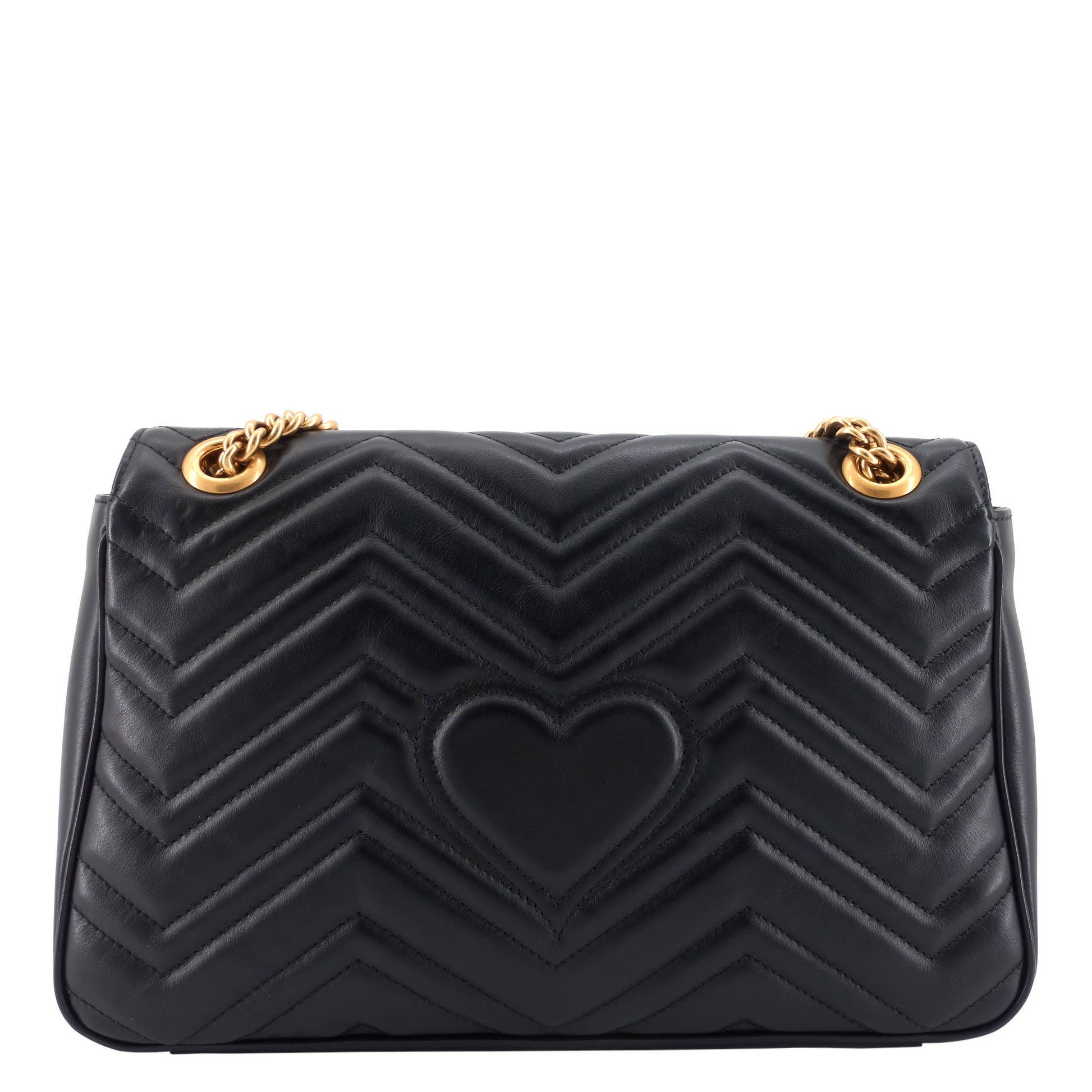 Gucci Marmont Matelass Shoulder Bag Leather Medium Crossbody Bag