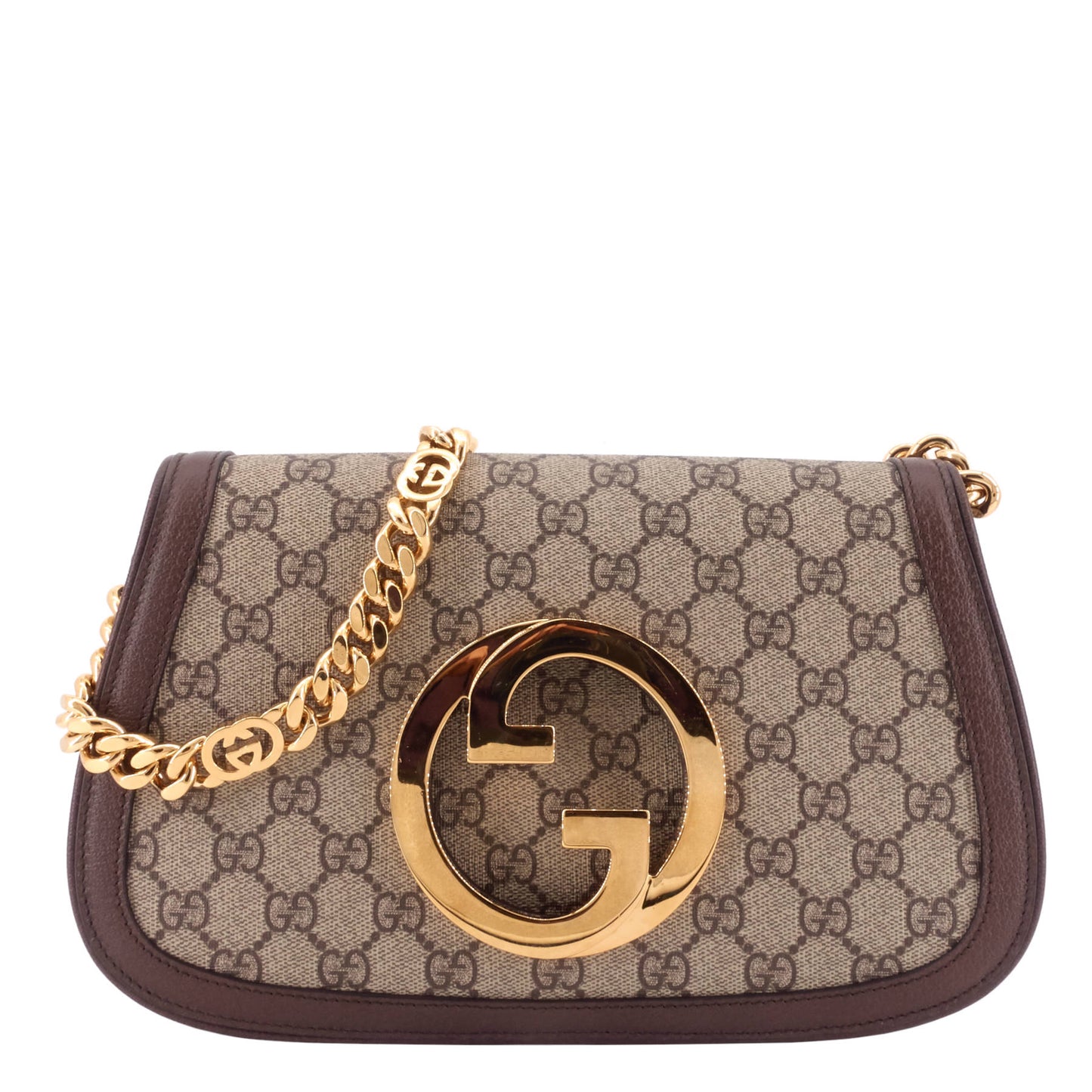 Gucci Blondie Supreme Bag Canvas Shoulder Bag