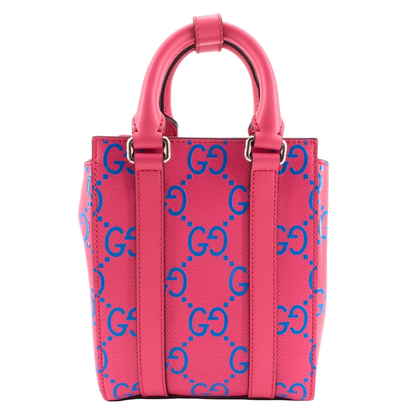 Gucci Tennis Perforated Calfskin Tote Bag Mini