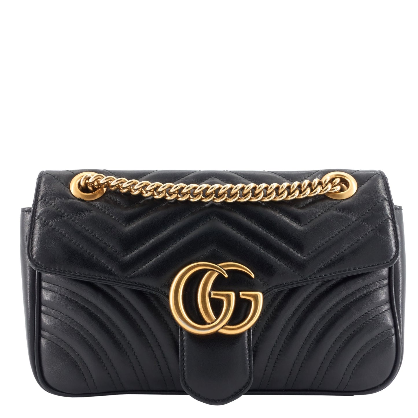 Gucci Marmont Bag Leather Small Crossbody Bag