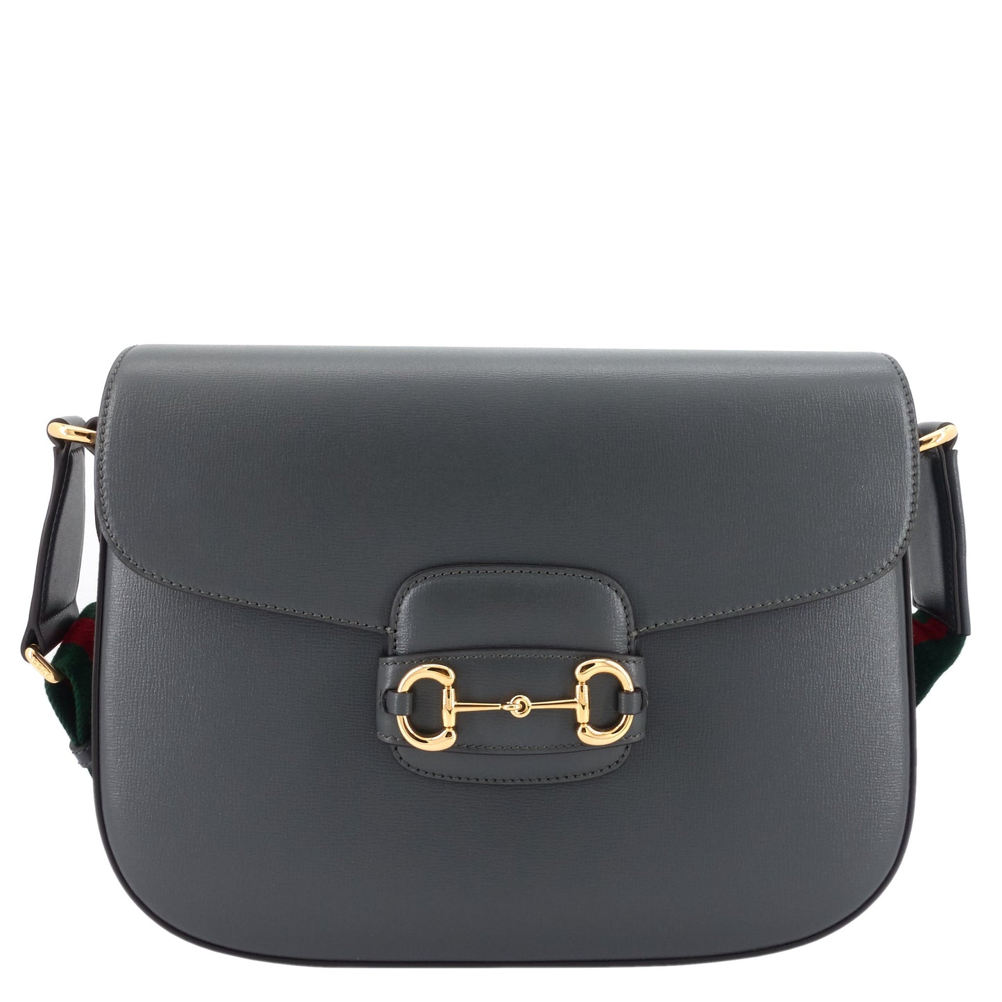 Gucci Horsebit Shoulder Bag Leather Large Crossbody Bag
