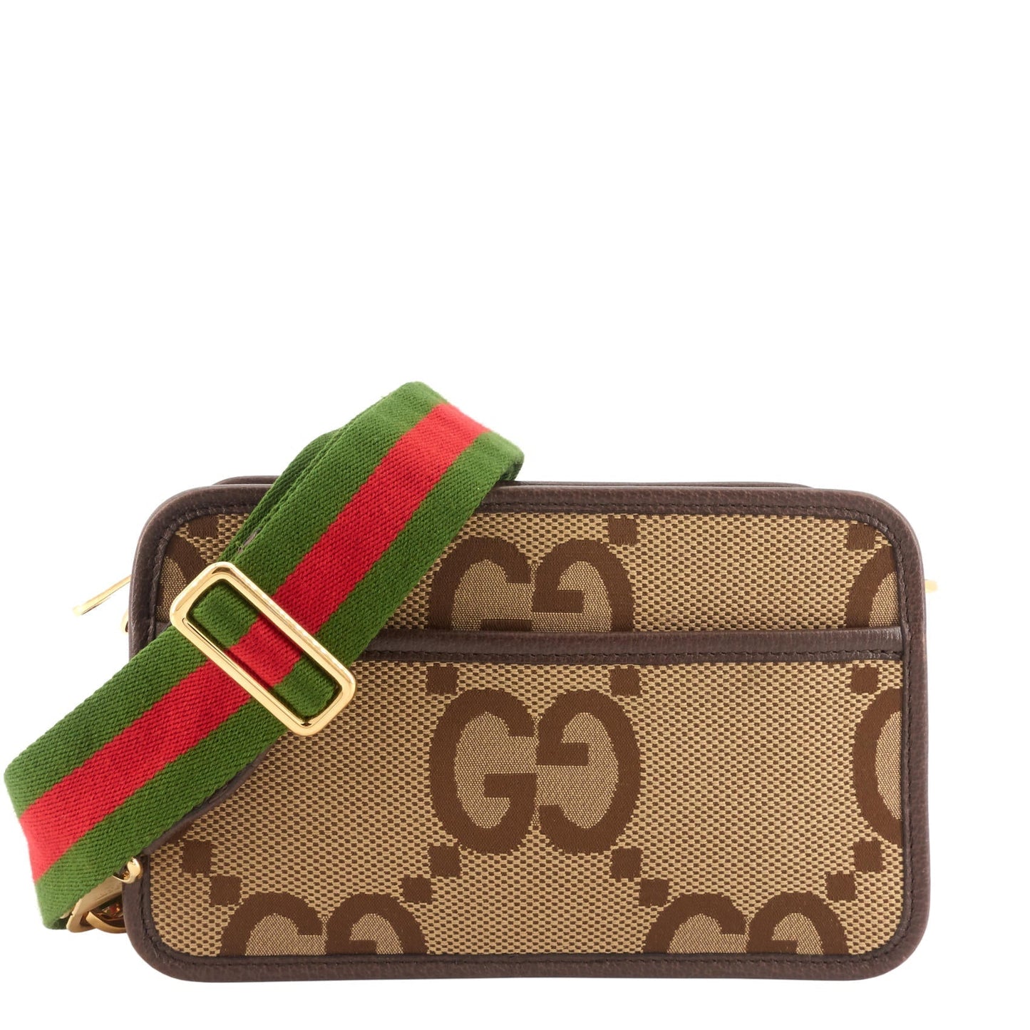 Gucci Maxi Camera Bag Canvas Mini Crossbody Bag