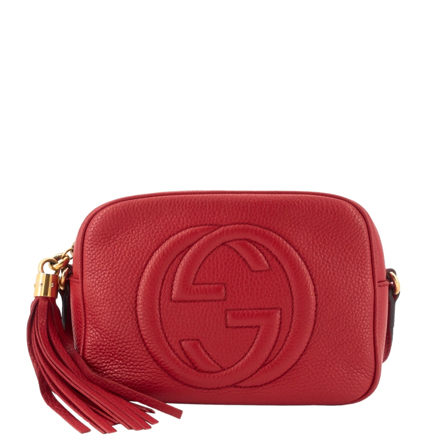 Gucci Soho Disco Calfskin Crossbody Bag Leather