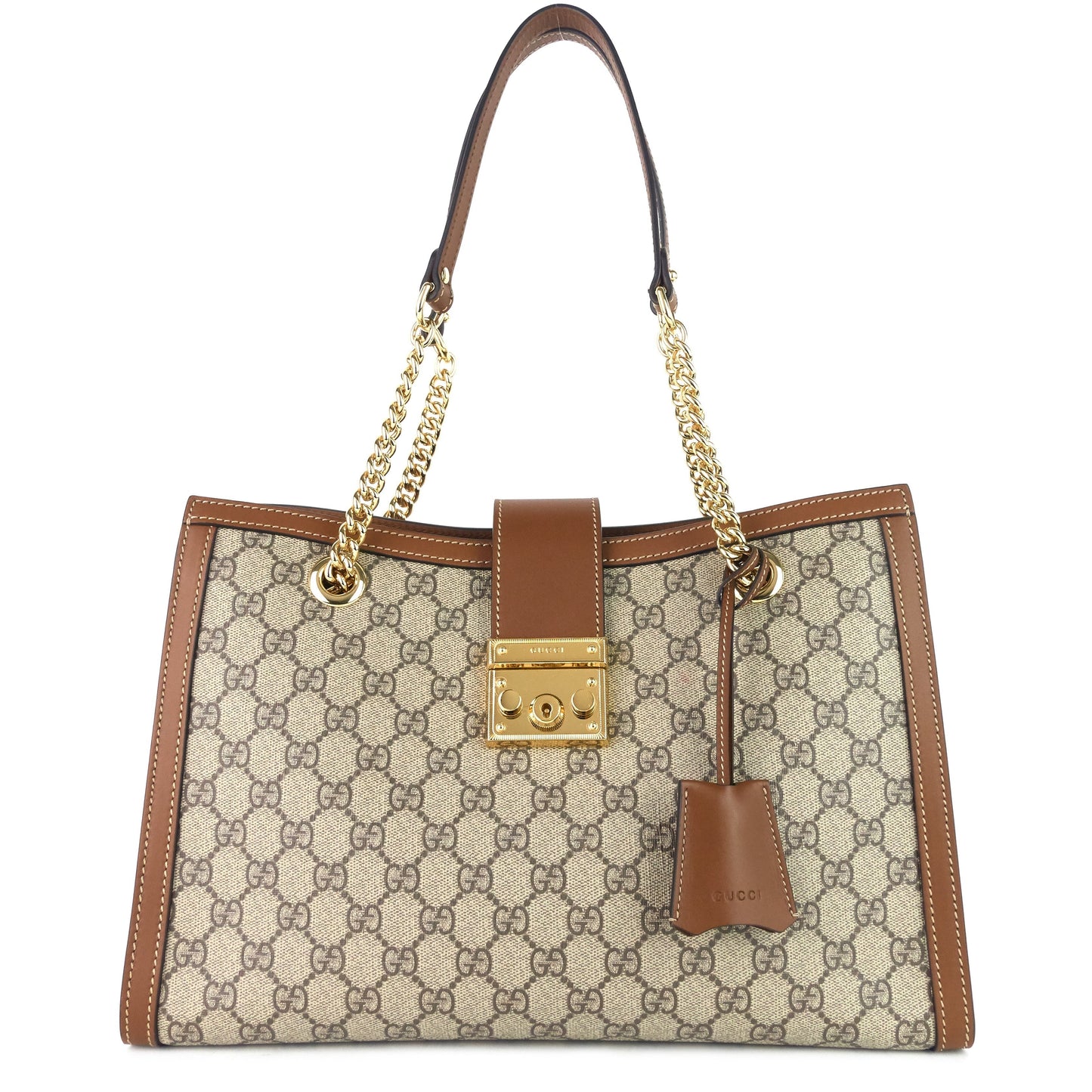Gucci Padlock Supreme Shoulder Bag Canvas Medium