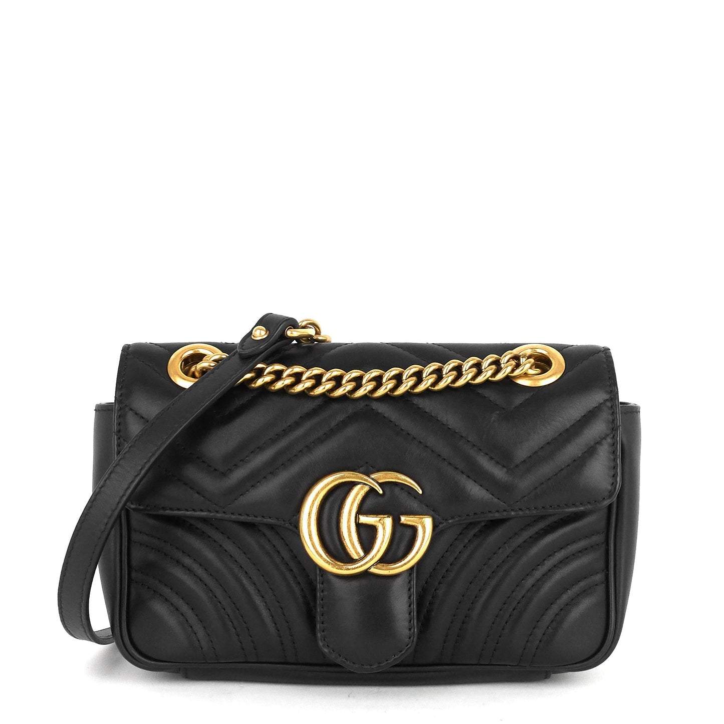 Gucci Marmont Matelass Calfskin Bag Mini Shoulder Bag