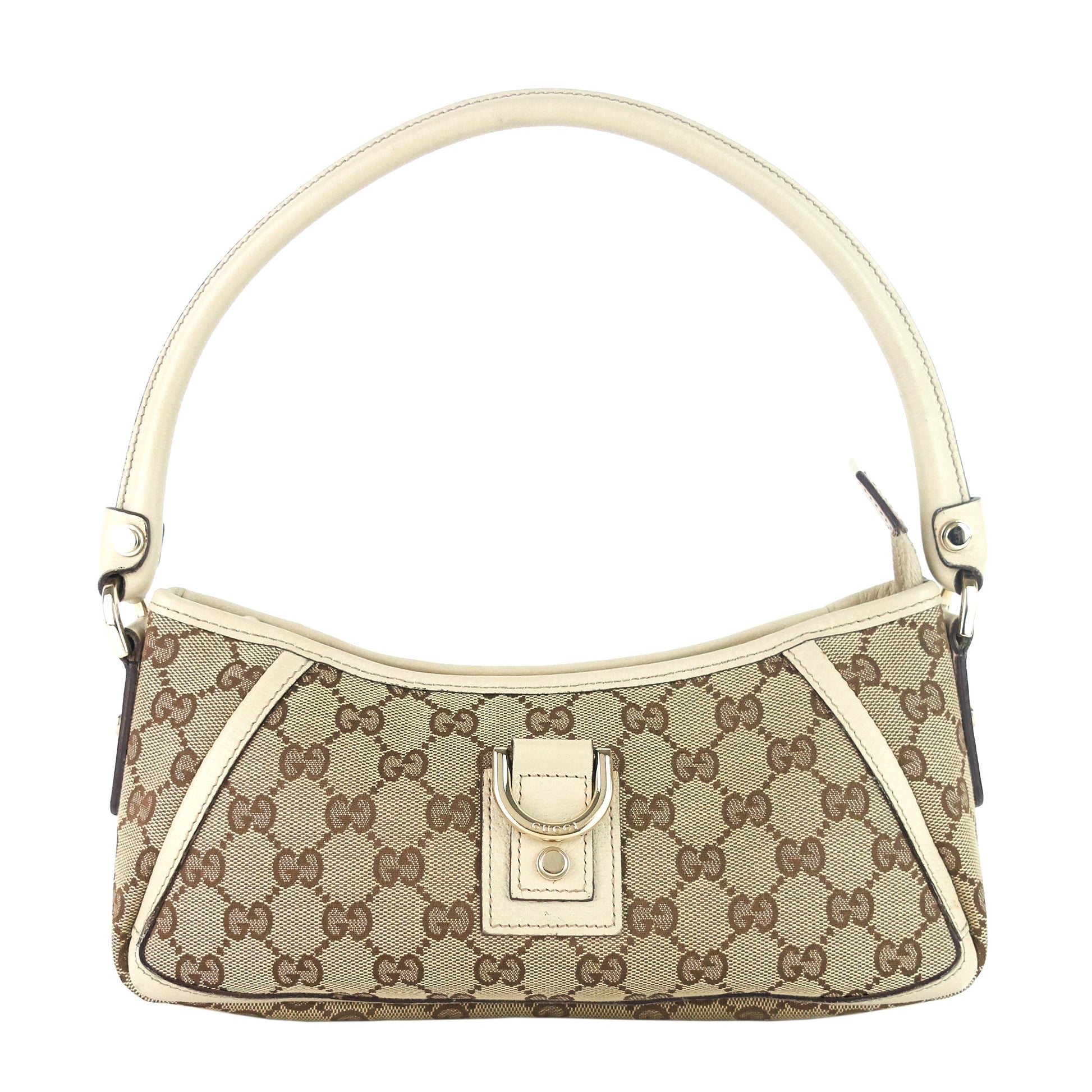 Gucci Abbey Ring Pochette Bag Canvas Monogram Jewelry