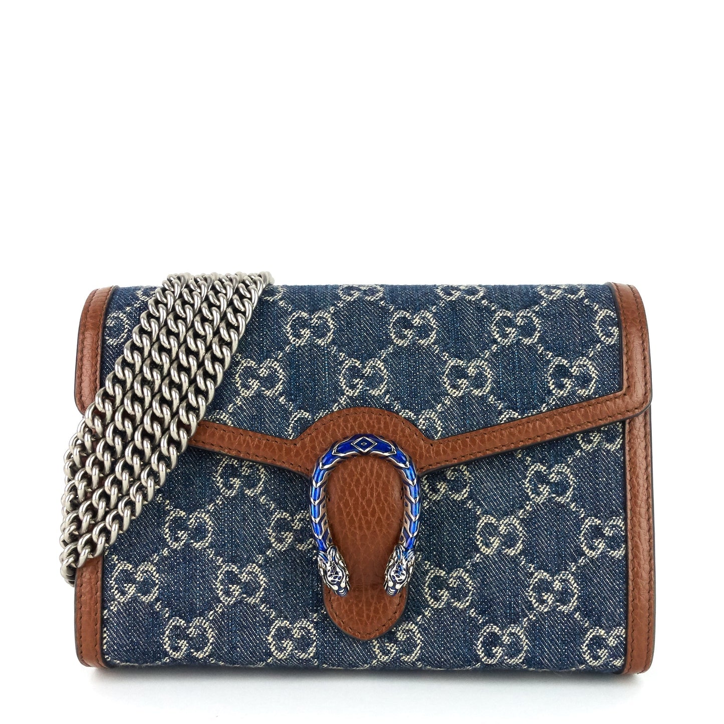 Gucci Dionysus Bag Denim Mini Crossbody Bag