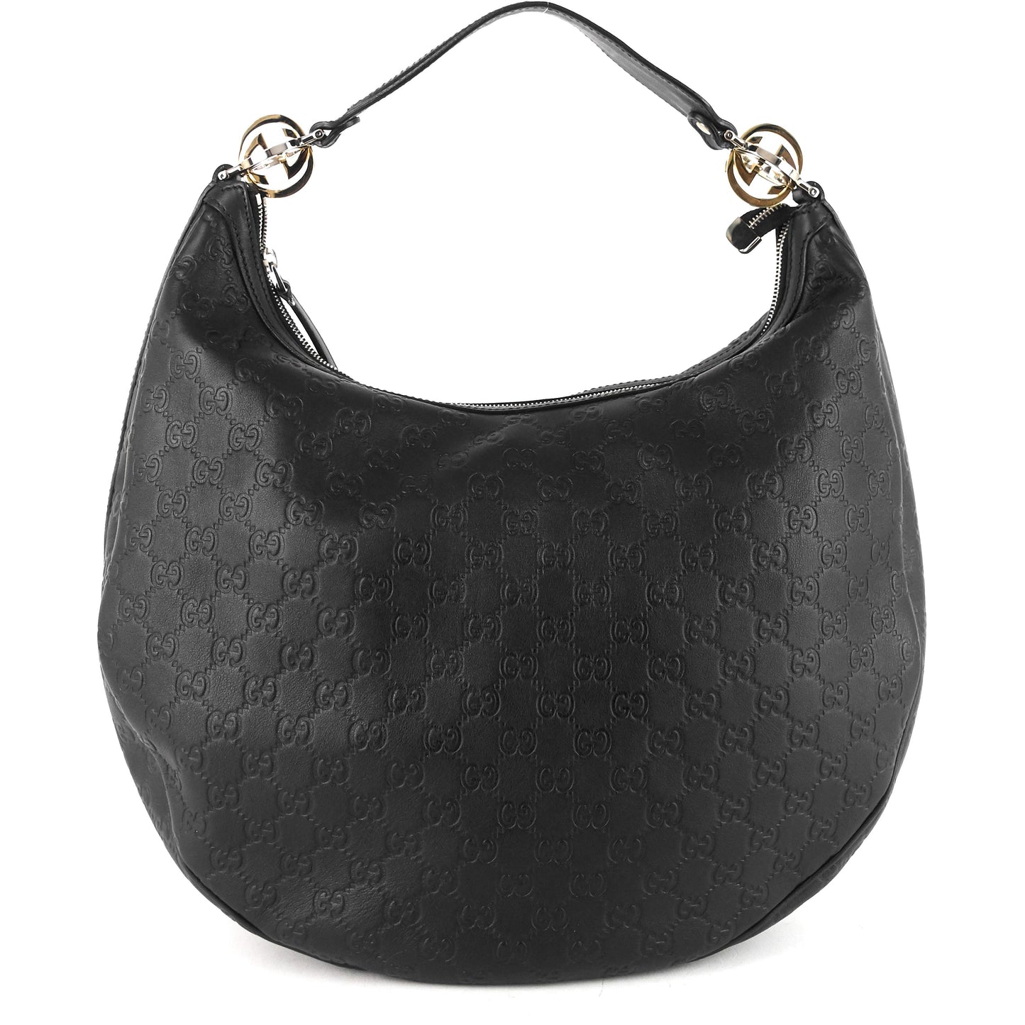 Gucci Twins ssima Hobo Bag Leather Travel Bag