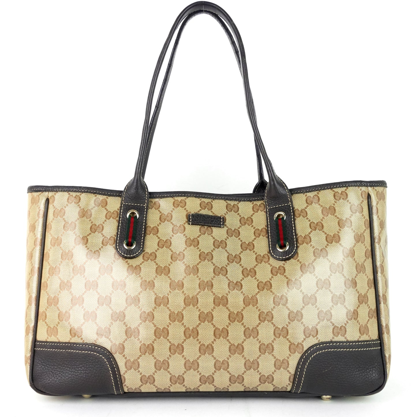 Gucci Princy Crystal Web Tote Bag Shoulder Bag