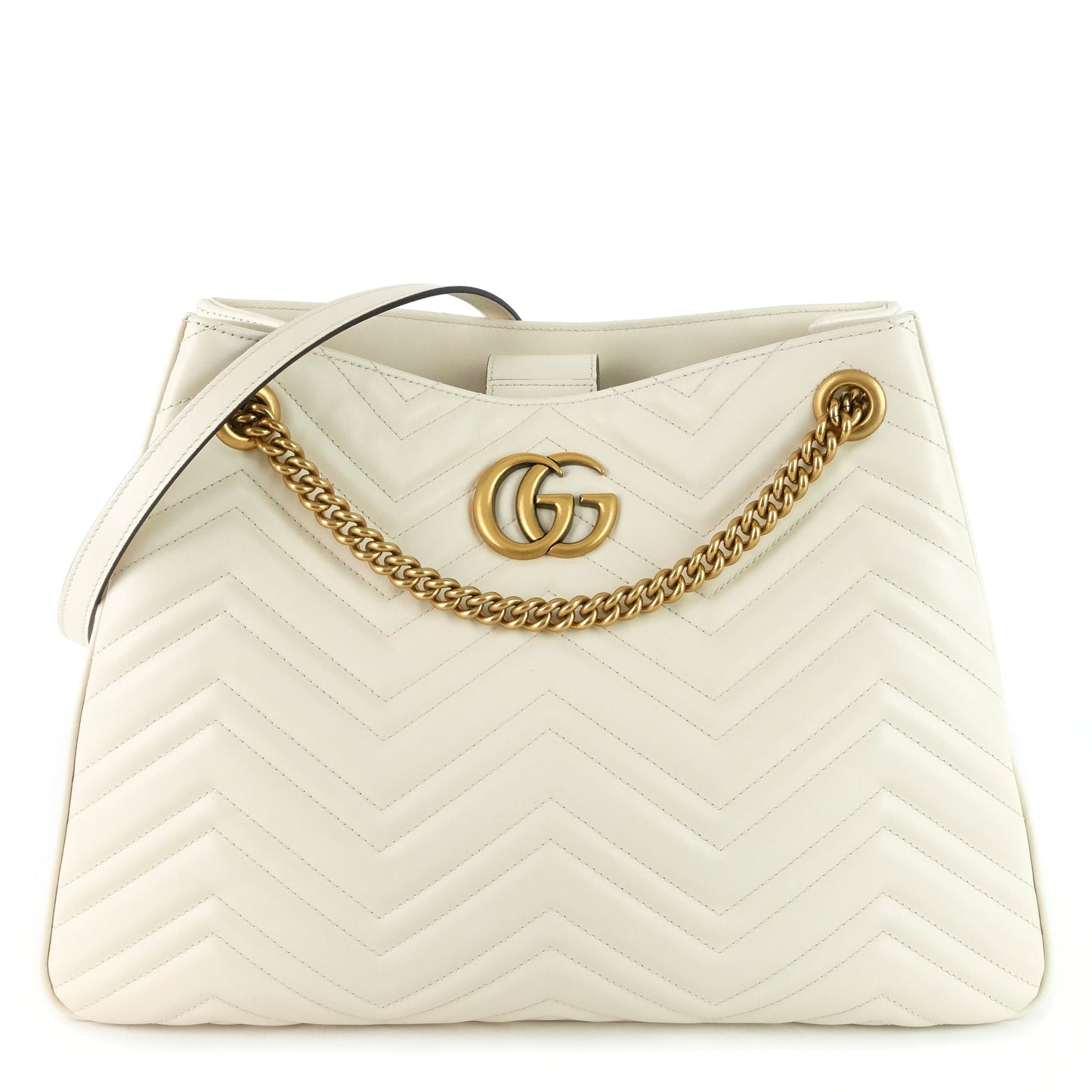 Gucci Marmont Matelass Calf Shoulder Bag Leather Medium
