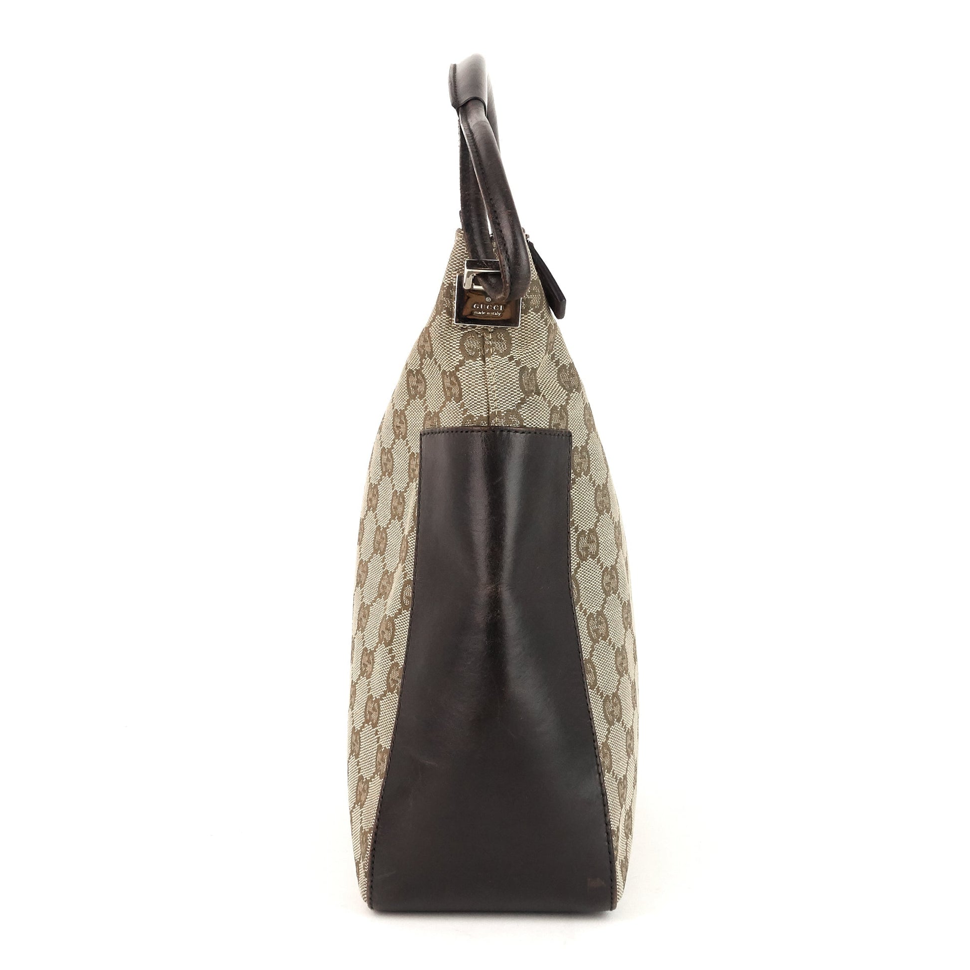 Gucci And Shoulder Bag Leather Canvas