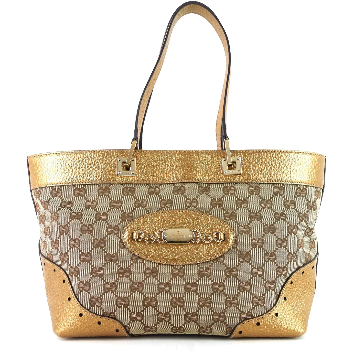 Gucci Punch Tote Bag Canvas