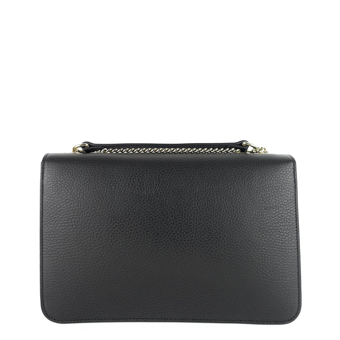 Gucci Dollar Interlocking Calfskin Shoulder Bag Leather Medium