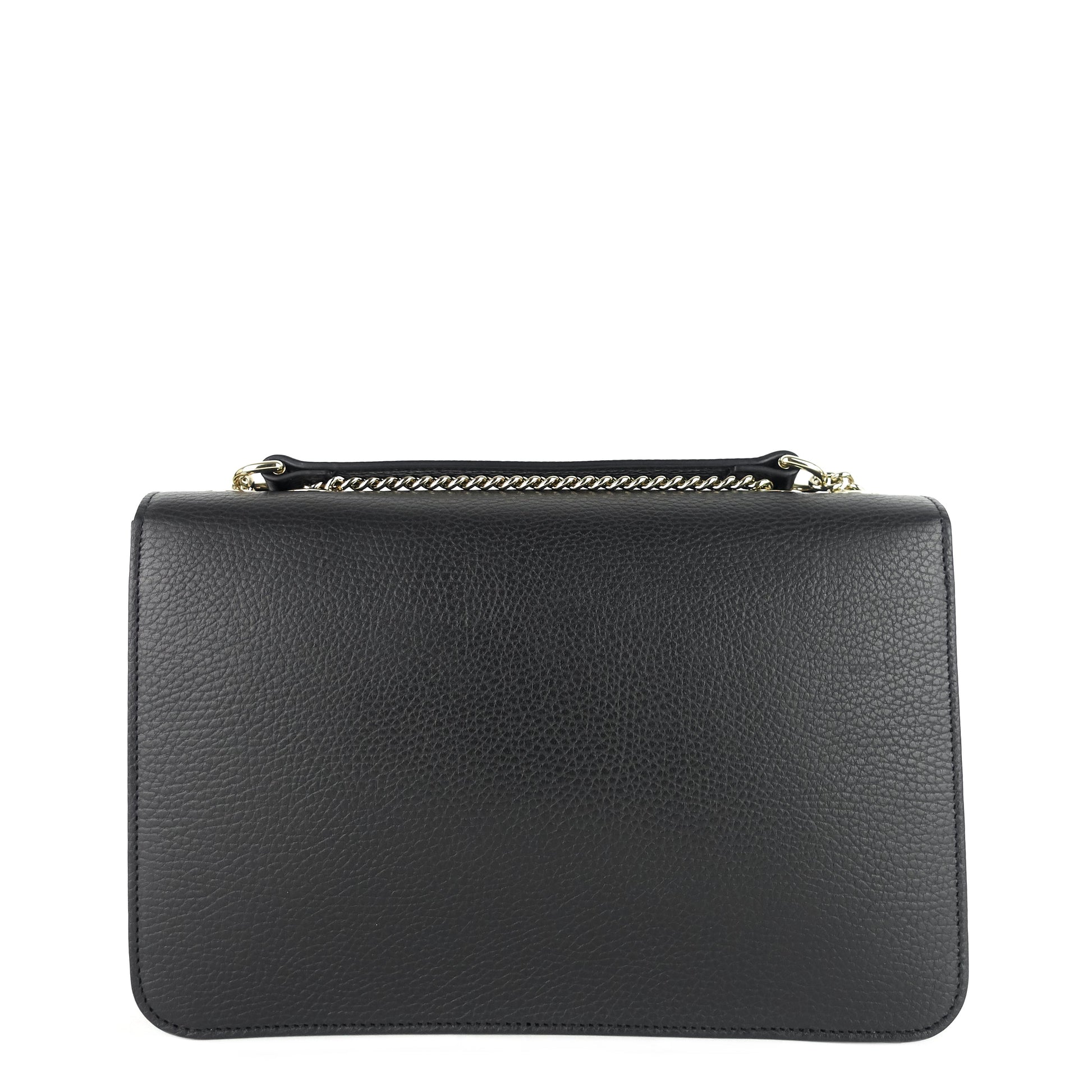 Gucci Dollar Interlocking Calfskin Shoulder Bag Leather Medium