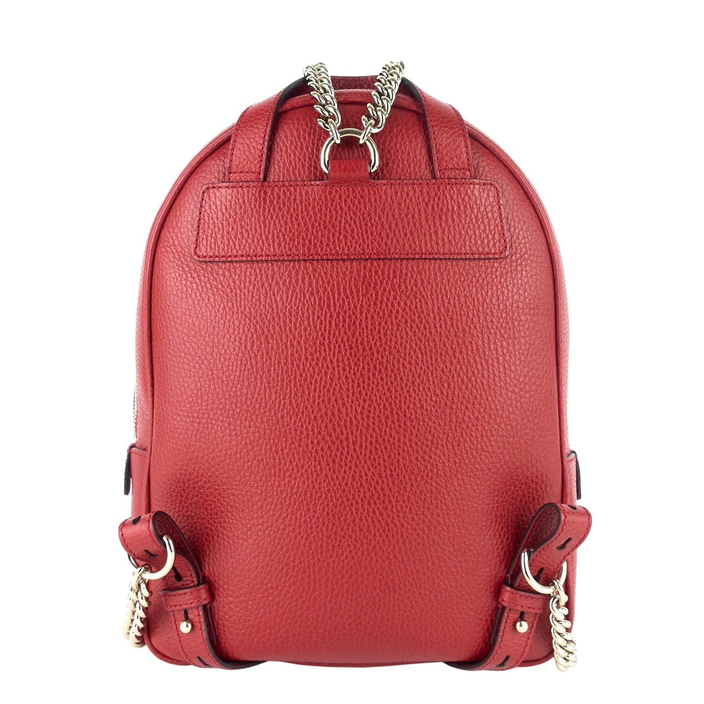 Gucci Soho Calfskin Backpack Bag Leather Chain Gucci Oc2728