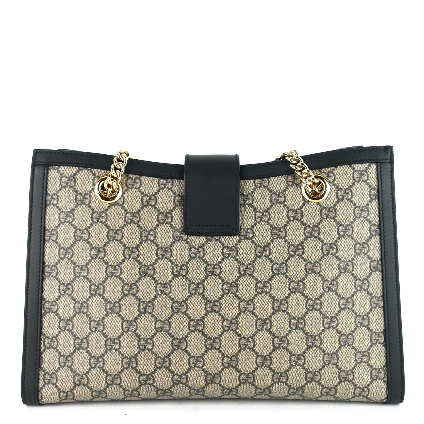 Gucci Supreme Padlock Shoulder Bag Canvas Medium