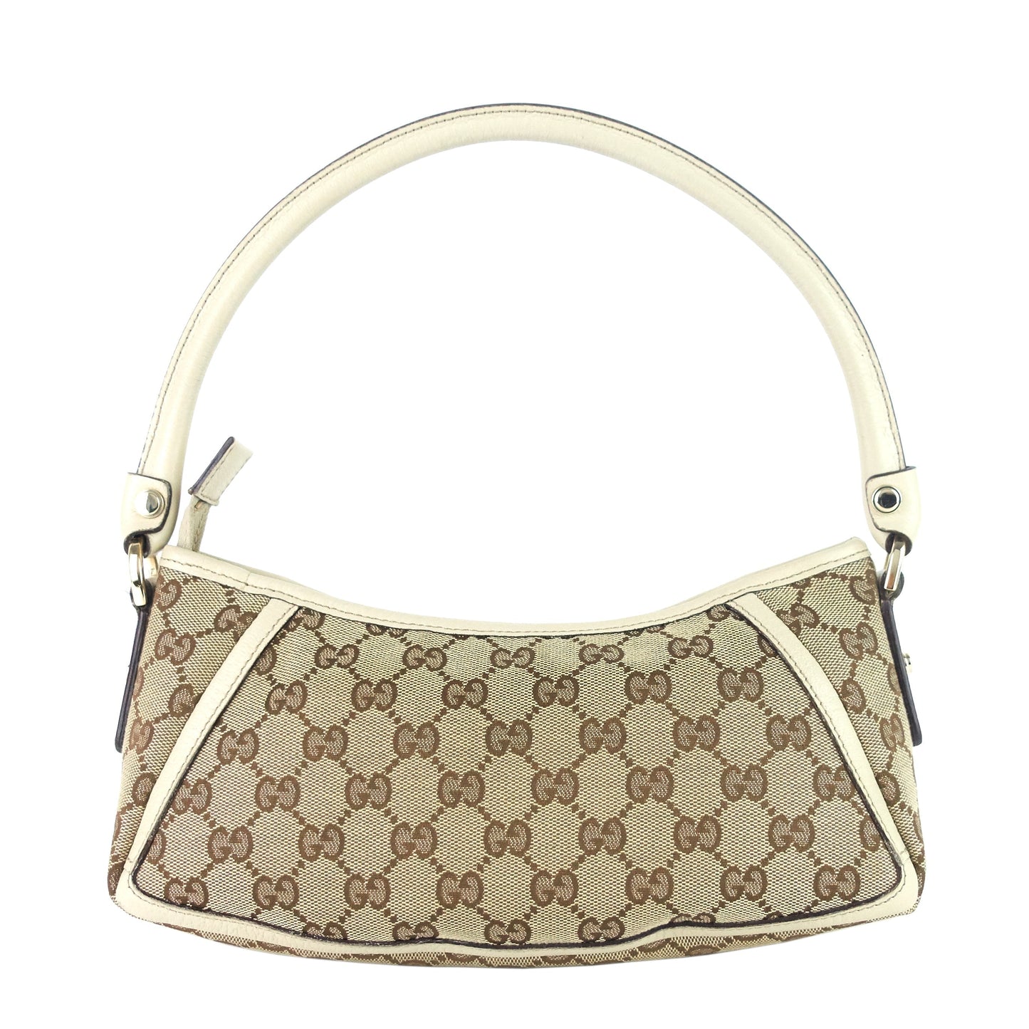 Gucci Abbey Ring Pochette Bag Canvas Monogram Jewelry