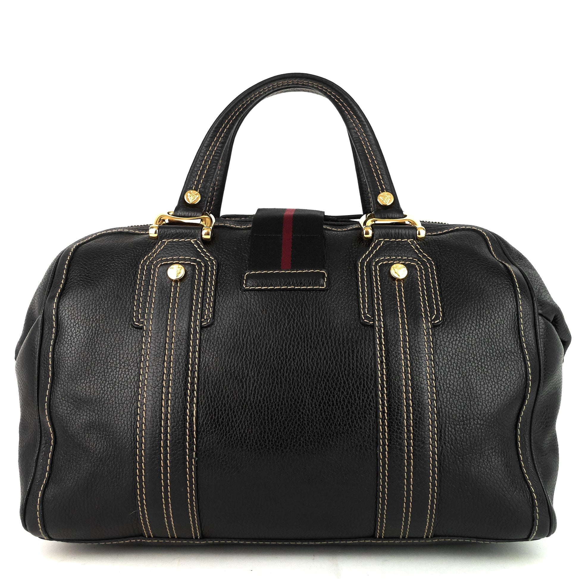 Gucci Aviatrix Boston Bag Leather Large Travel Bag