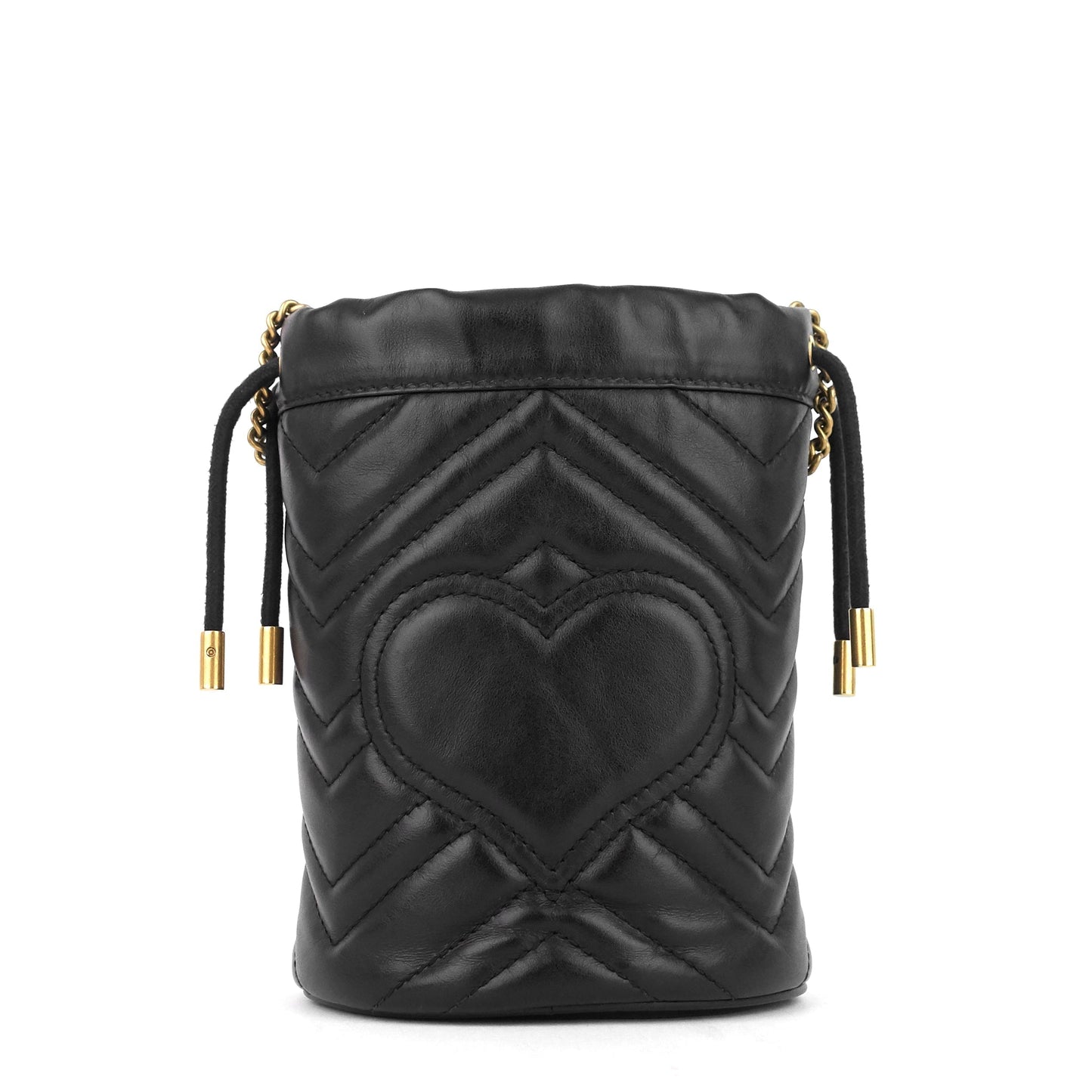 Gucci Marmont Bag Leather Mini Bucket Bag