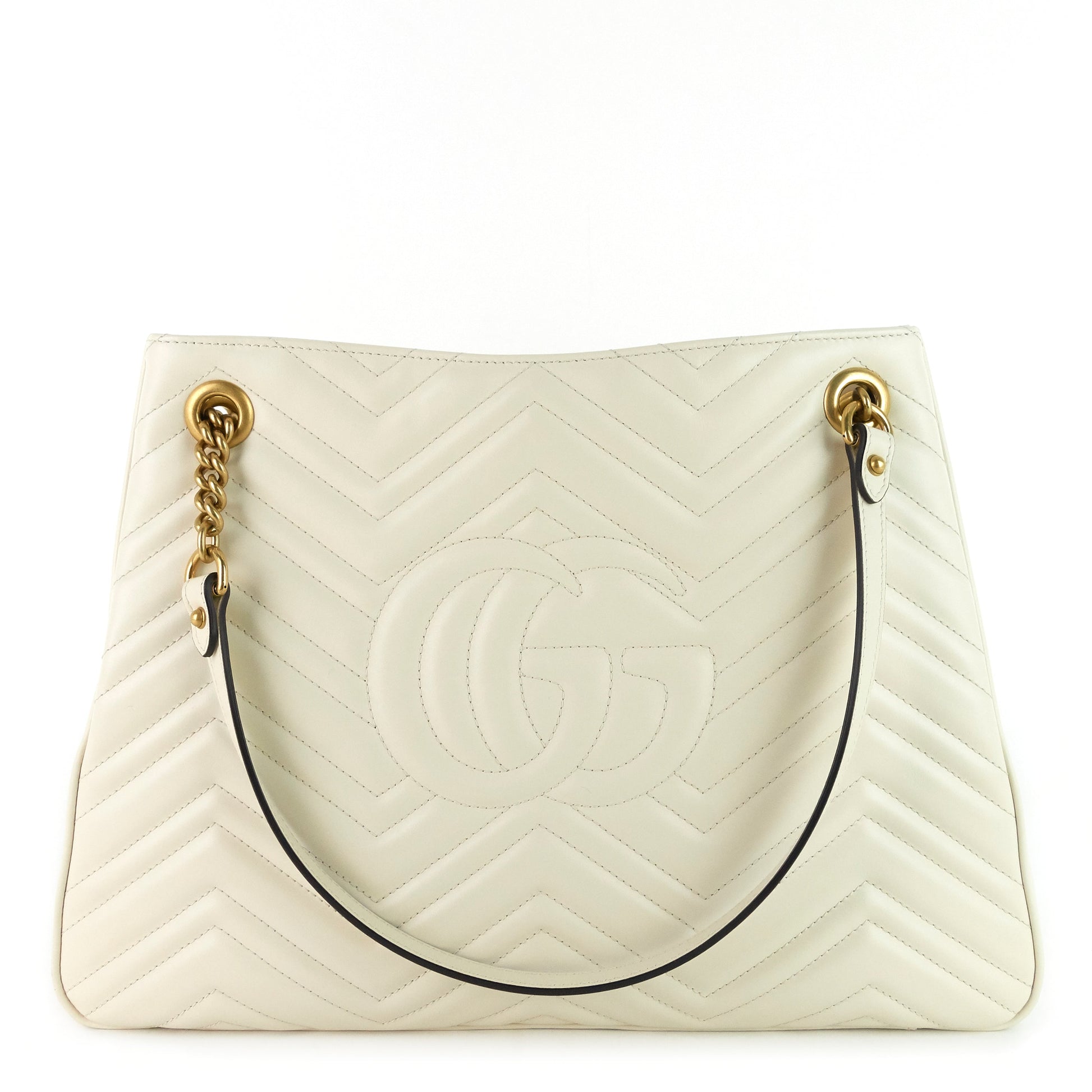 Gucci Marmont Matelass Calf Shoulder Bag Leather Medium