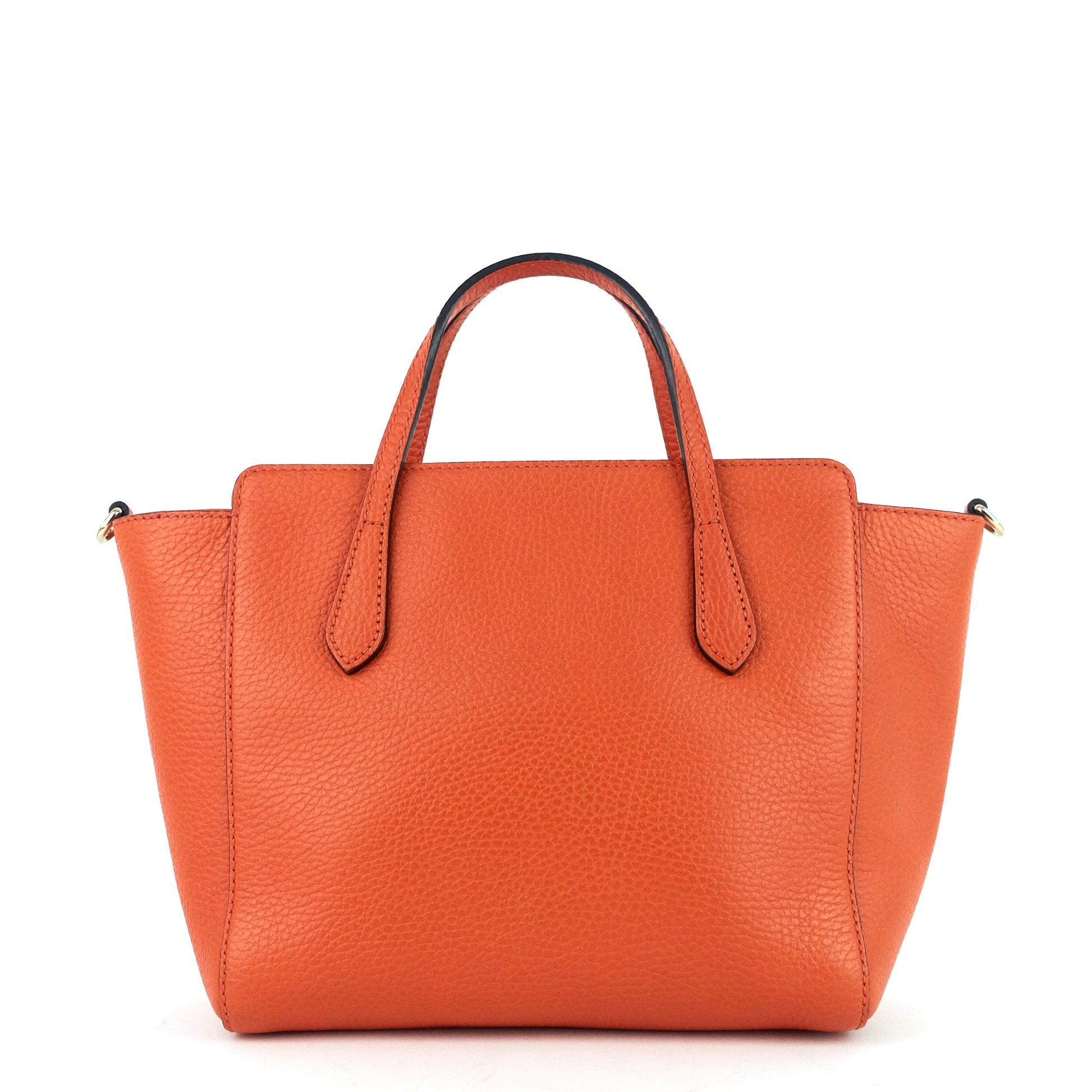 Gucci Swing Textured Calfskin Tote Bag Small