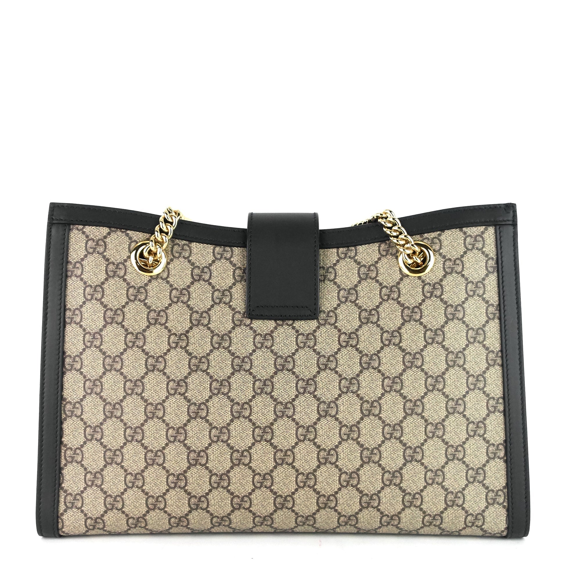 Gucci Padlock Supreme Bag Canvas Medium Shoulder Bag