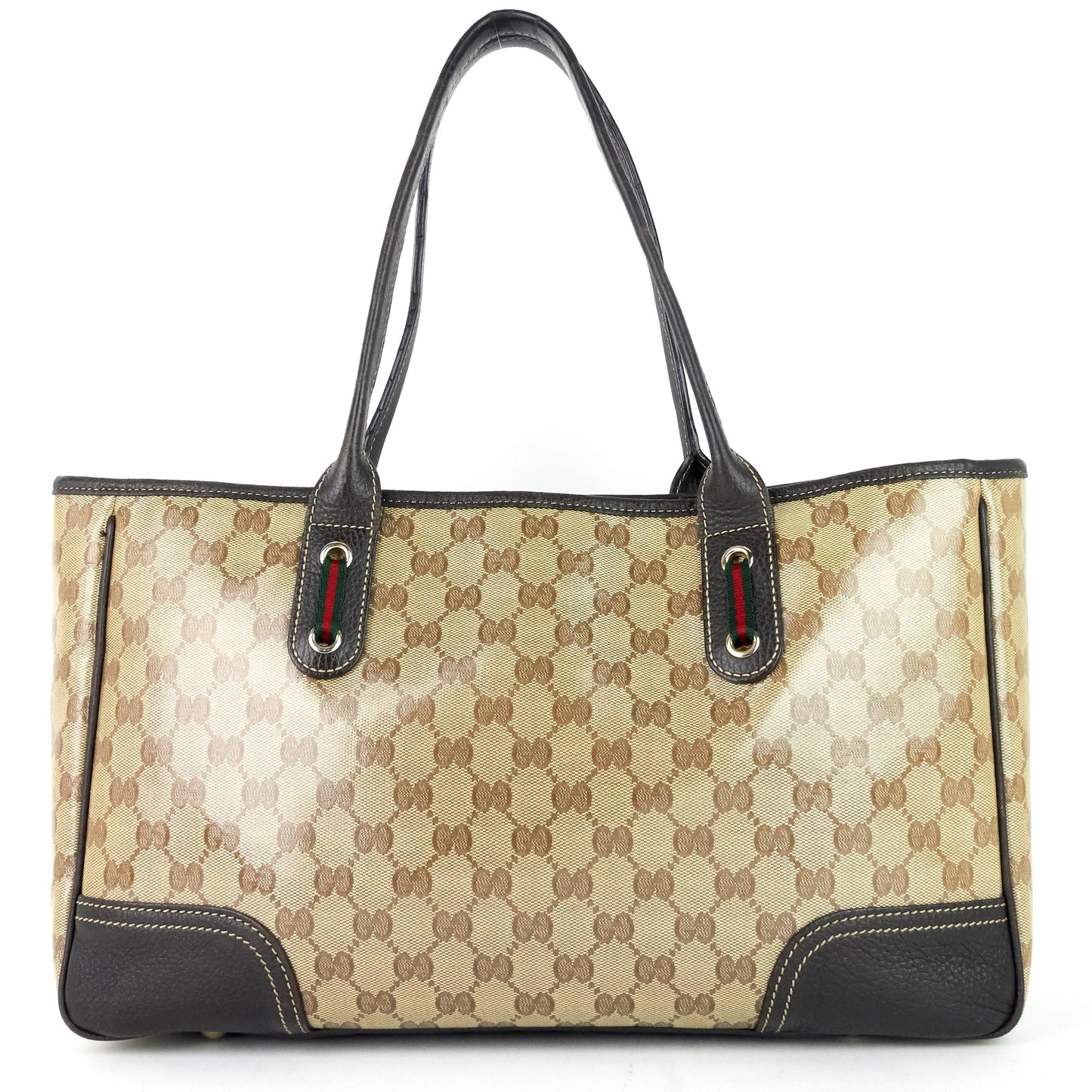 Gucci Princy Crystal Web Tote Bag Shoulder Bag