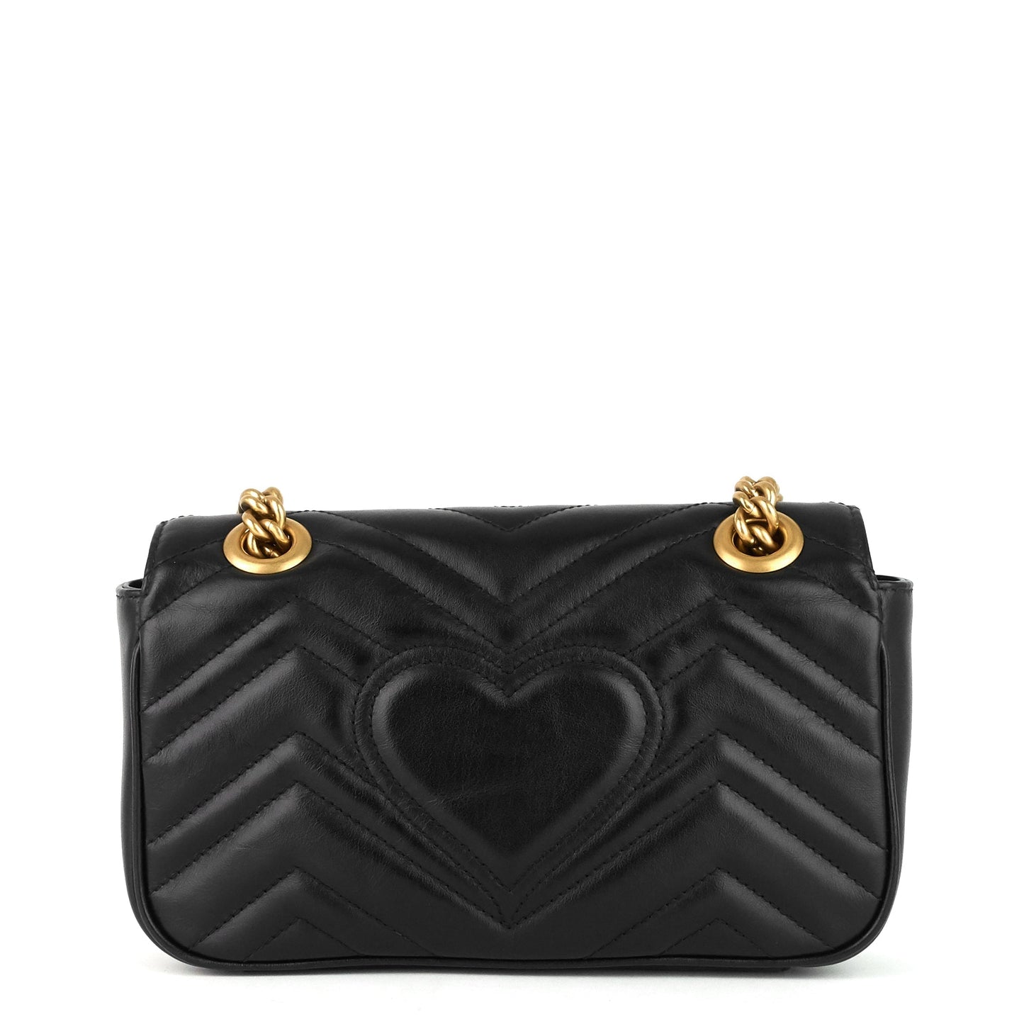 Gucci Marmont Chevron Bag Leather Mini Shoulder Bag