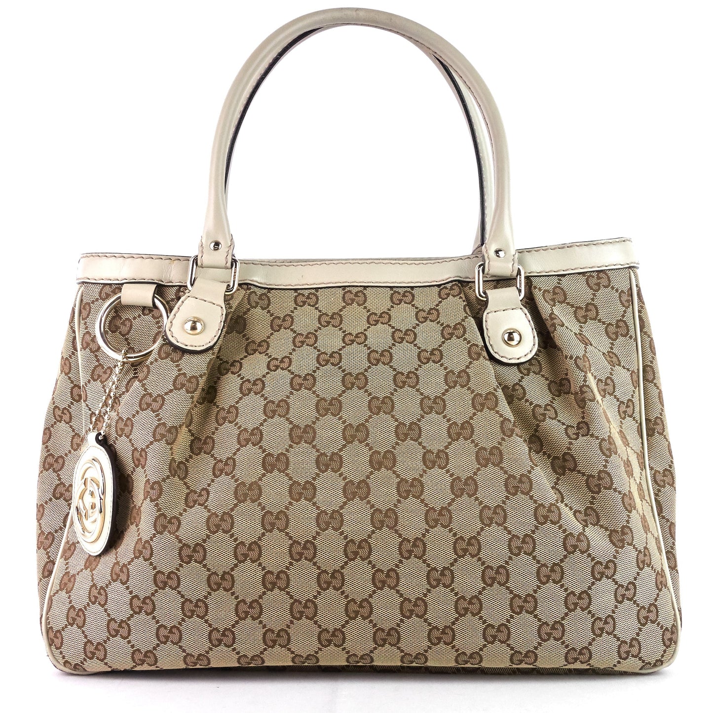 Gucci Sukey Zipped Pocket Tote Bag Canvas