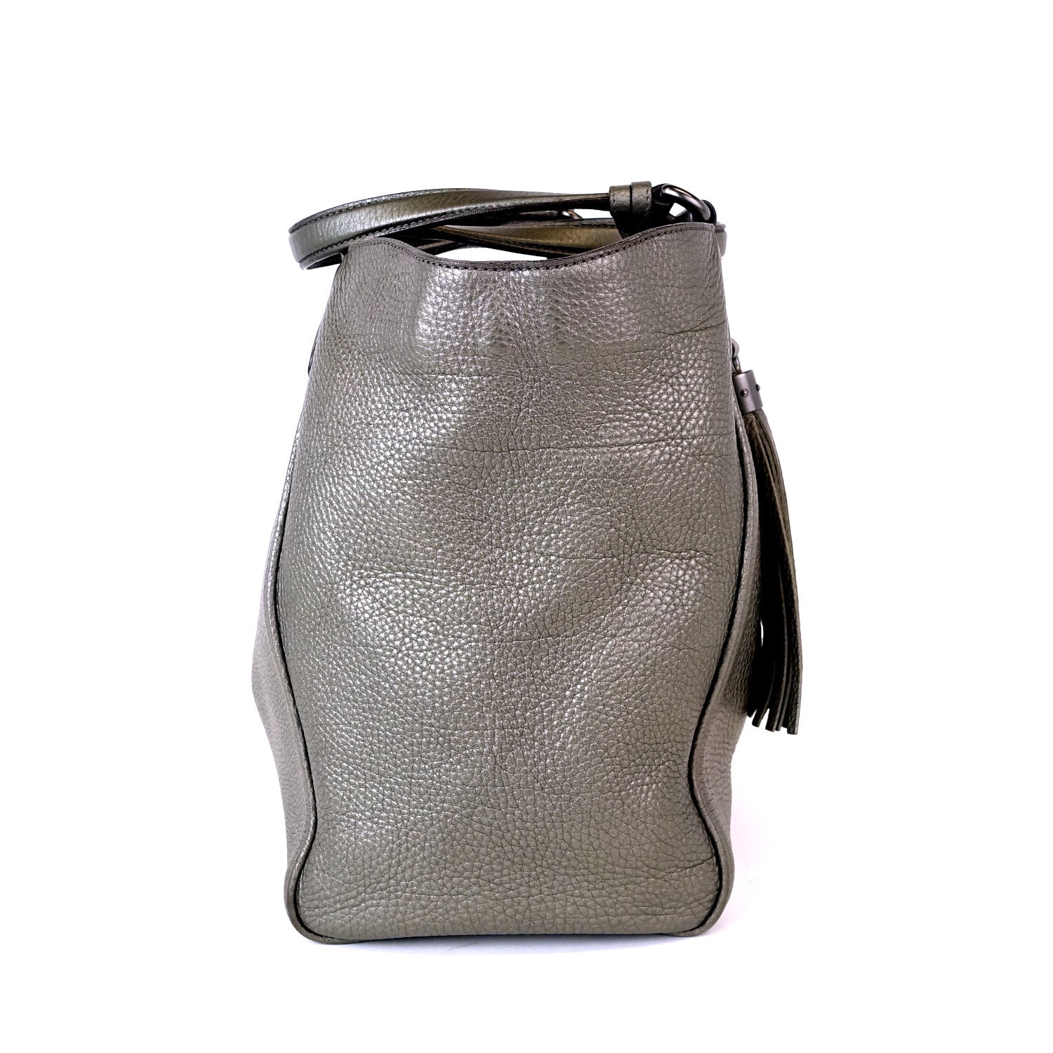 Gucci Soho Calf Tassel Bag Leather Medium Tote Bag