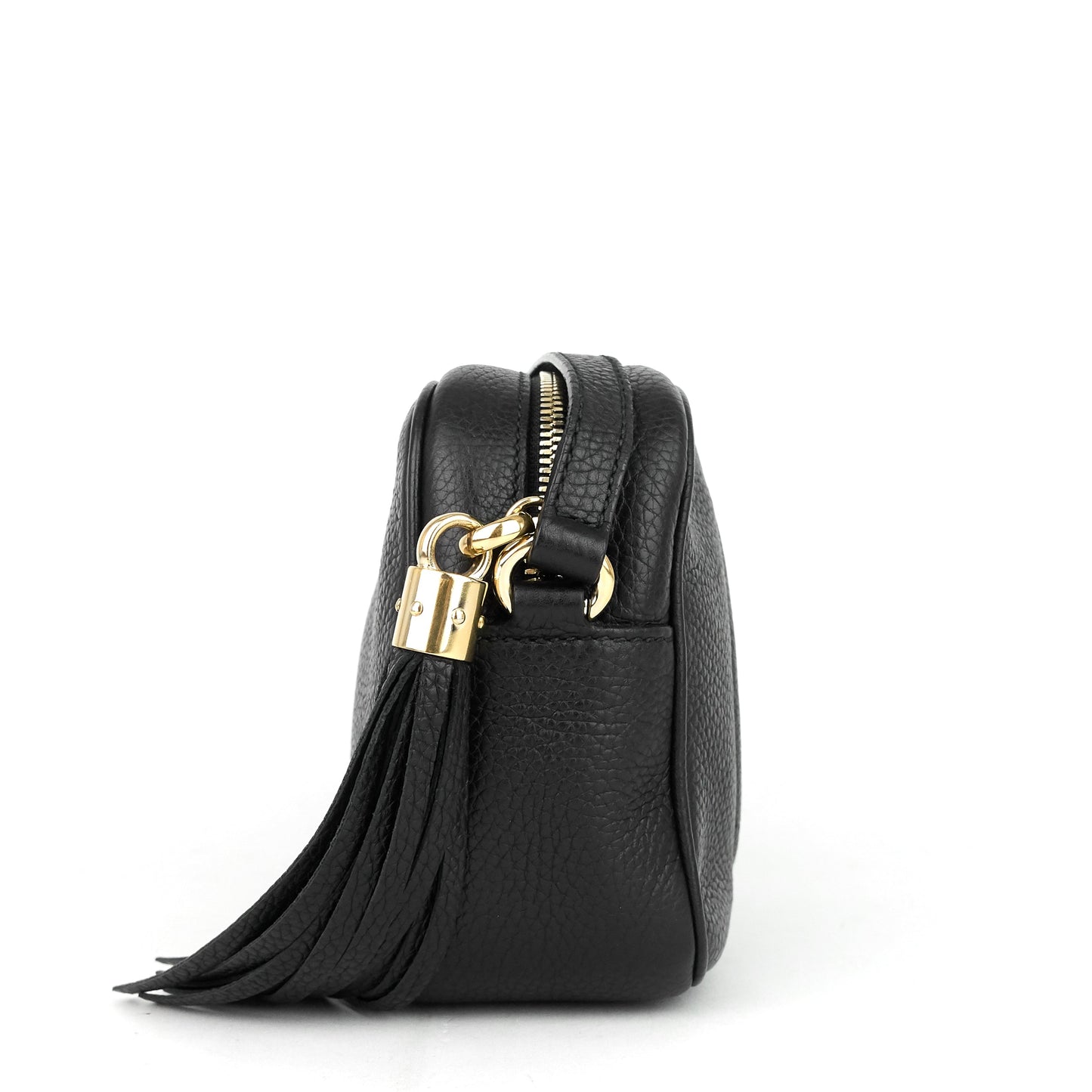 Gucci Soho Disco Pebbled Crossbody Bag Leather