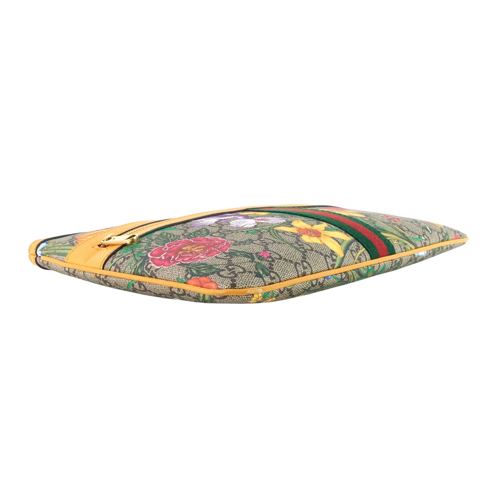 Gucci Ophidia Supreme Floral Clutch Bag Canvas