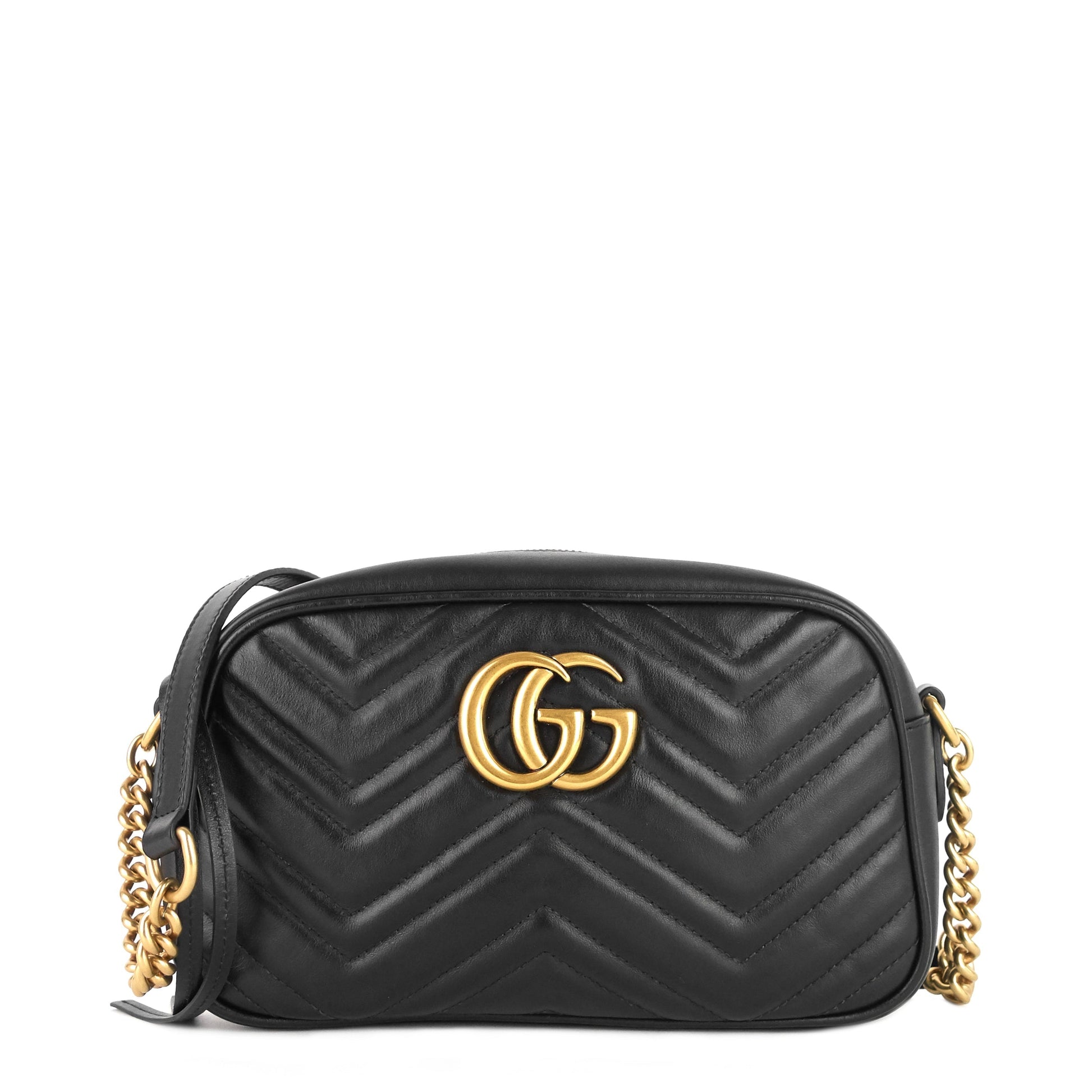 Gucci Marmont Matelass Calfskin Shoulder Bag Small